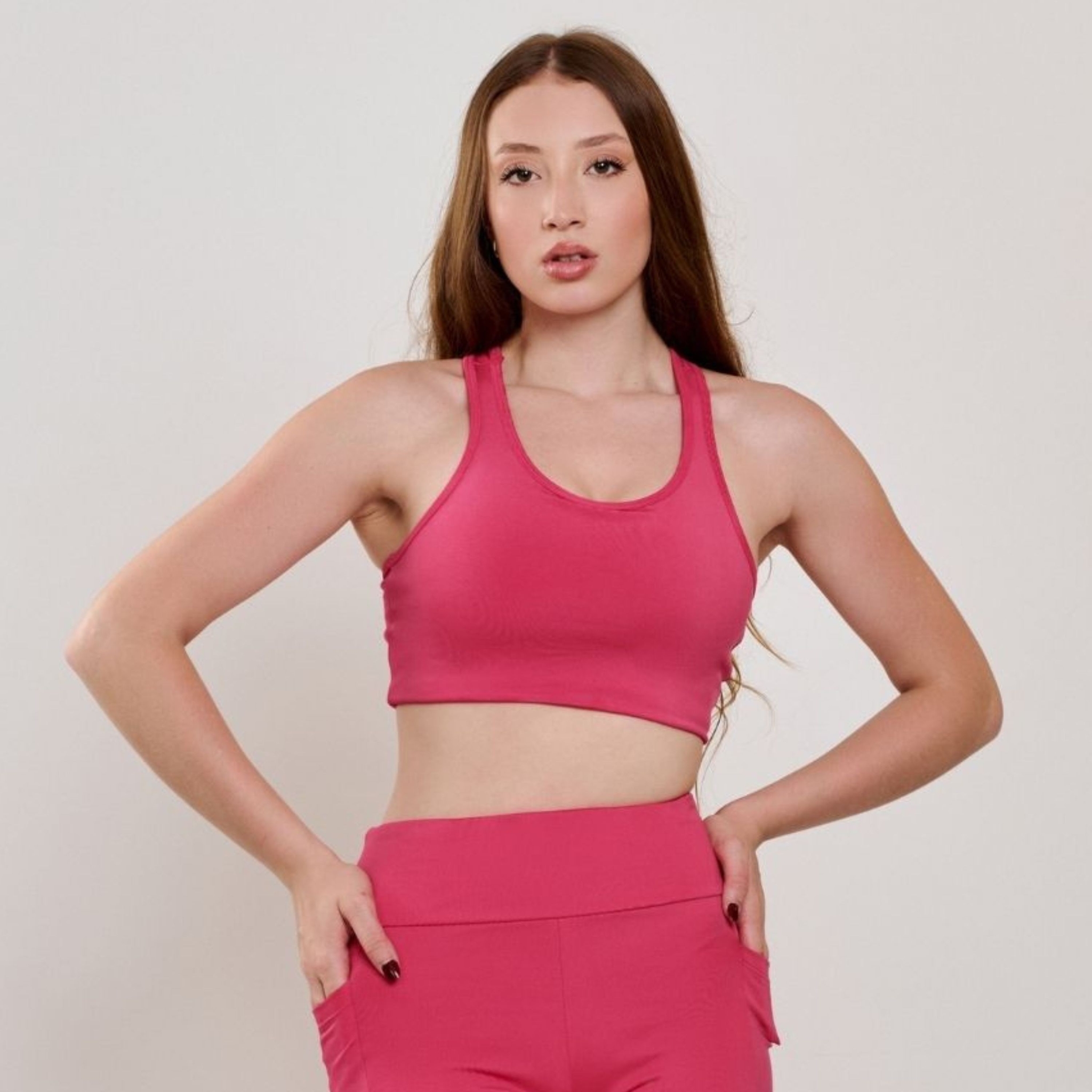 Top com bojo Nadador Basic - Rosa P Top com bojo Nadador Basic - Rosa P