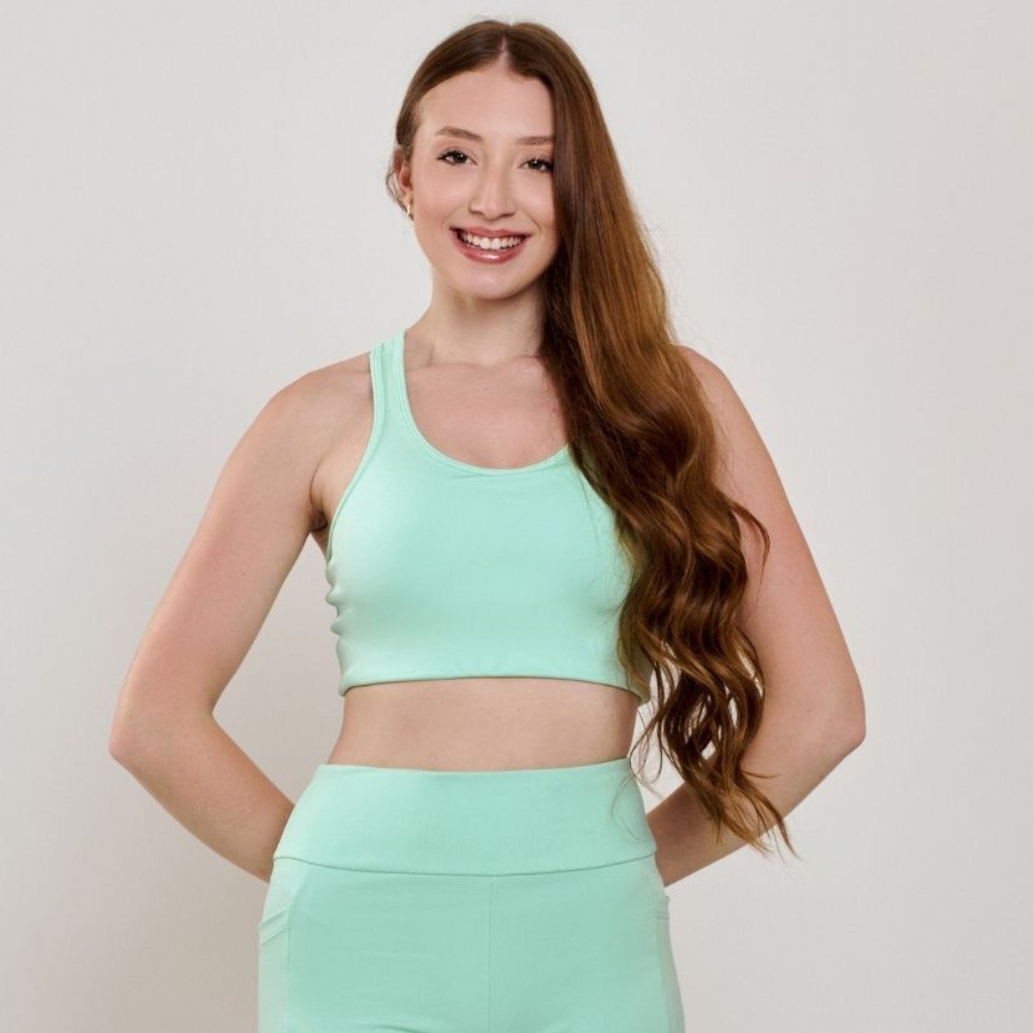 Top com bojo Nadador Basic - Verde P Top com bojo Nadador Basic - Verde P