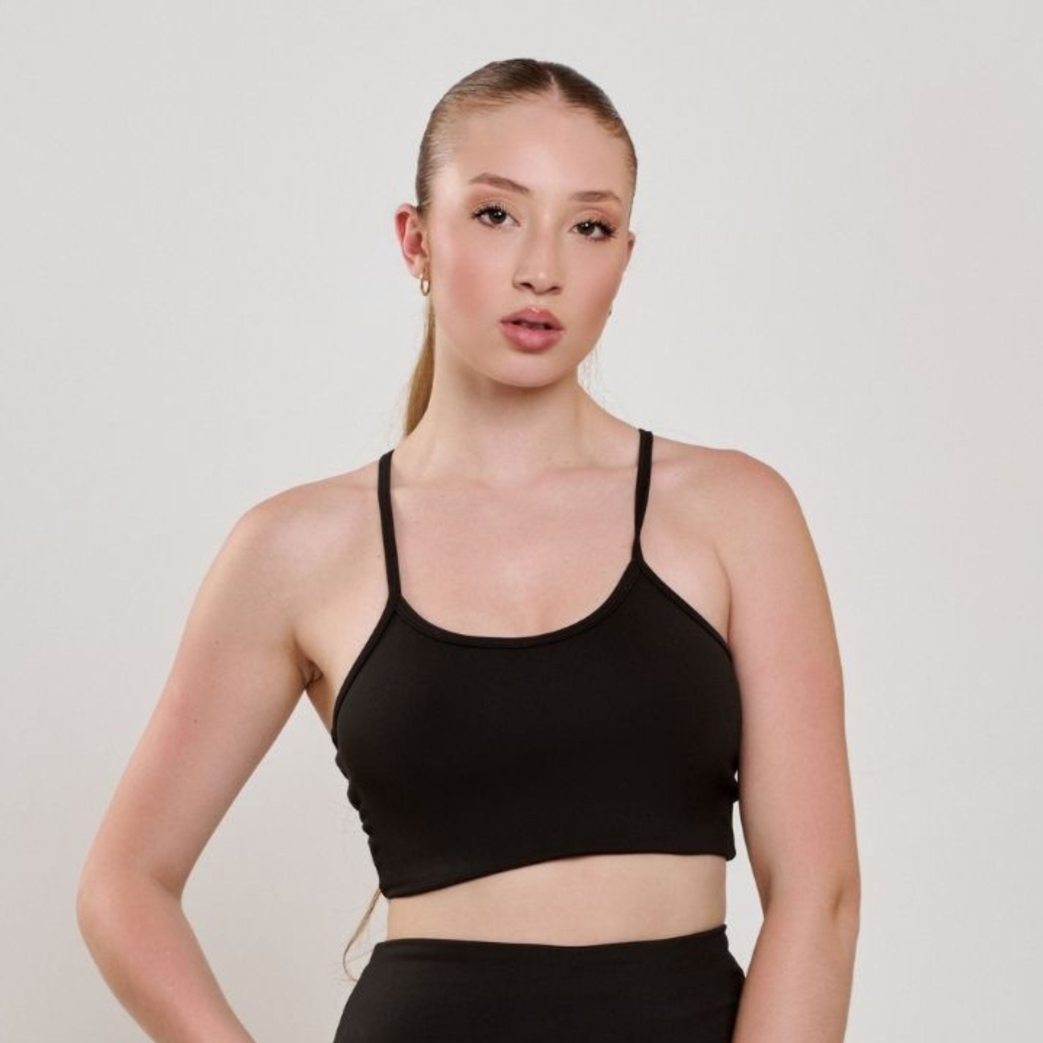 Top com bojo Basic - Preto P Top com bojo Basic - Preto P