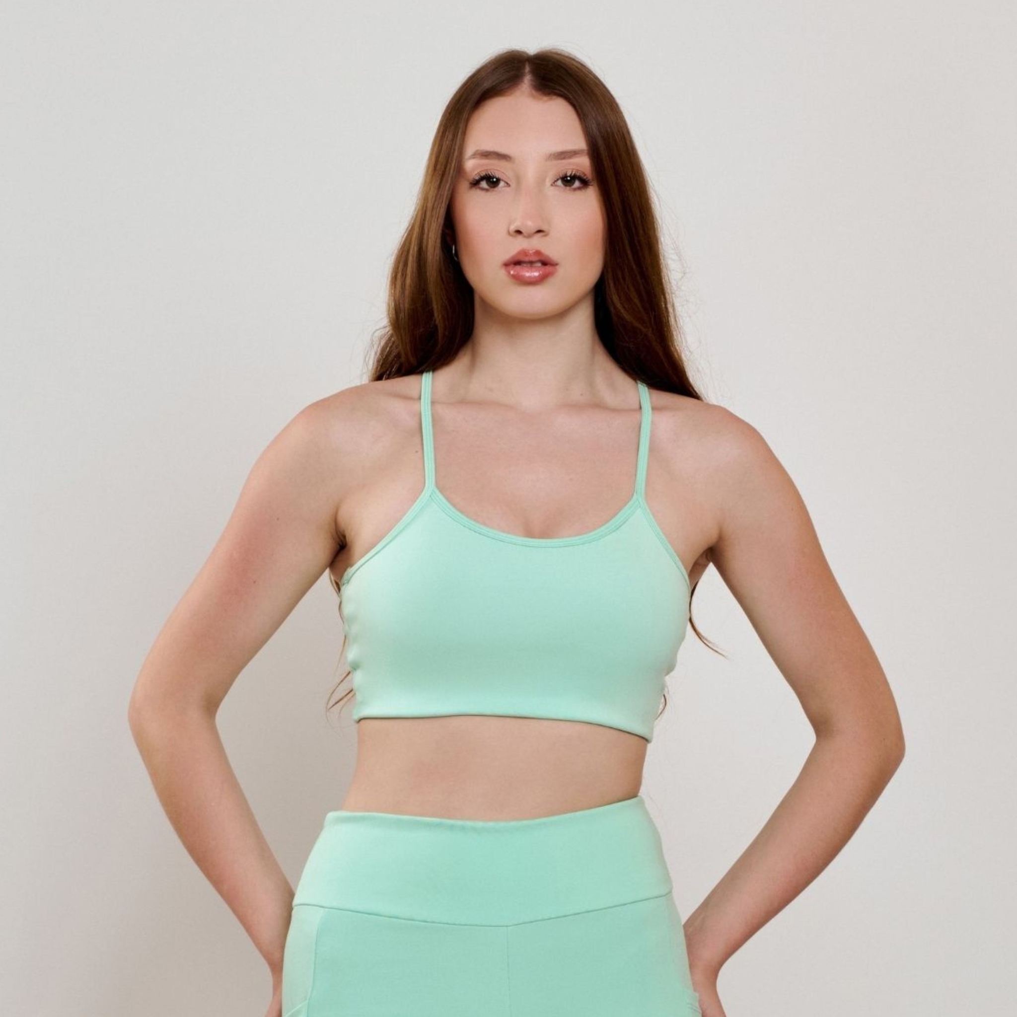 Top com bojo Basic - Verde P Top com bojo Basic - Verde P