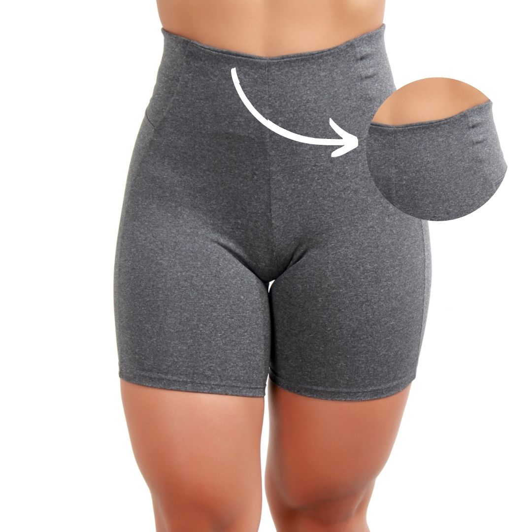 Bermuda Fitness Basic Cinza (7505990615191)