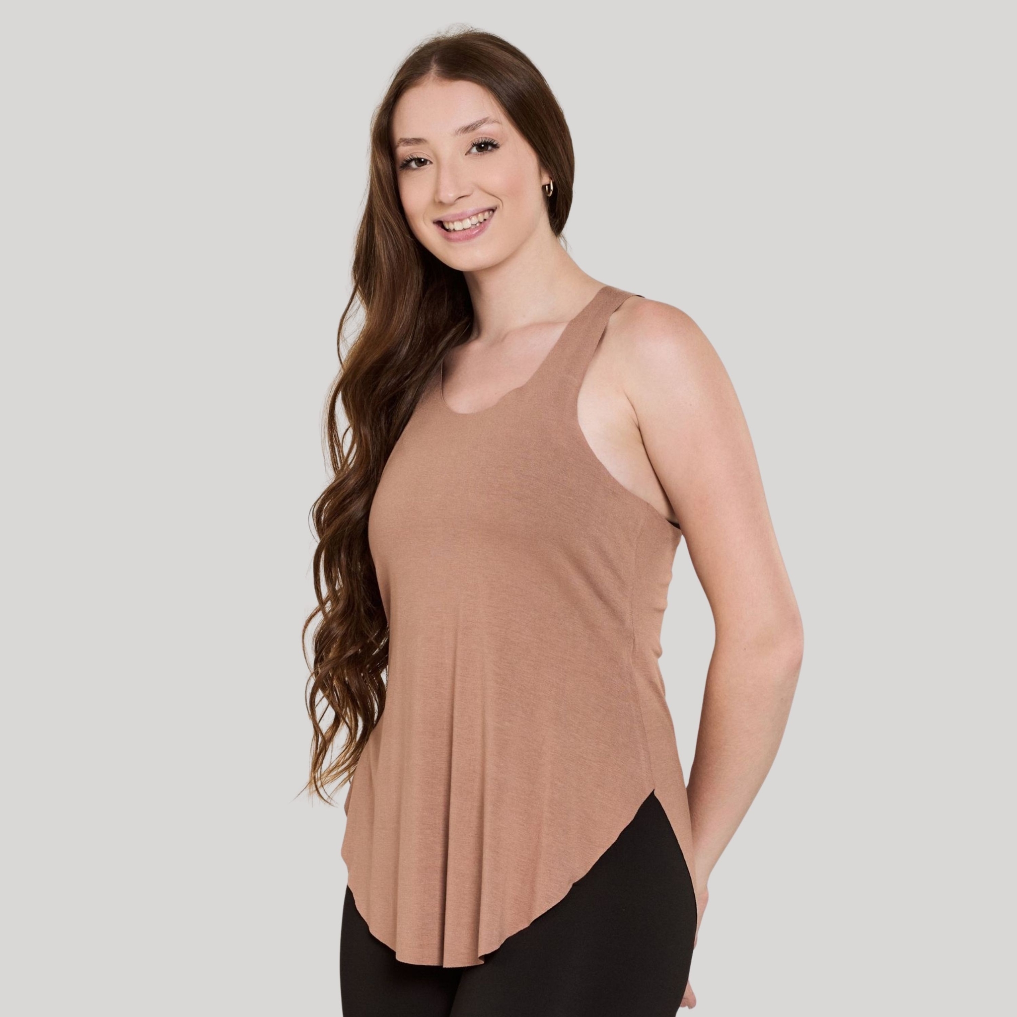 Regata Tapa BumBum Fitness - Marrom G Regata Tapa BumBum Fitness - Marrom G