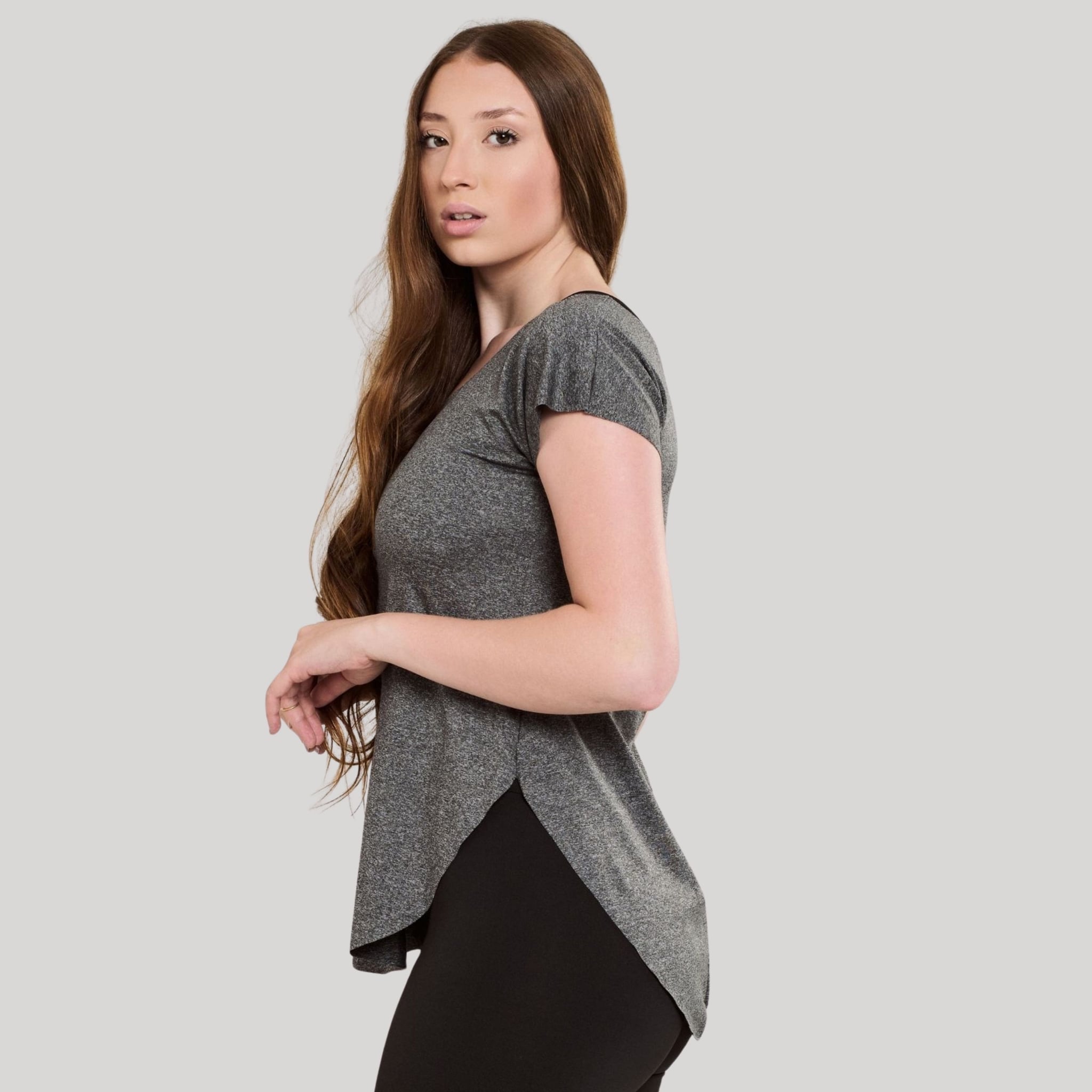 Blusa Barra Arredondada Tapa BumBum Fitness
