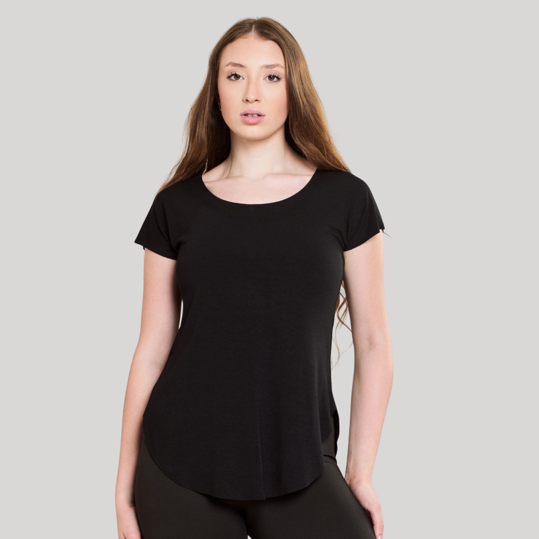 Blusa Barra Arredondada Tapa BumBum Fitness