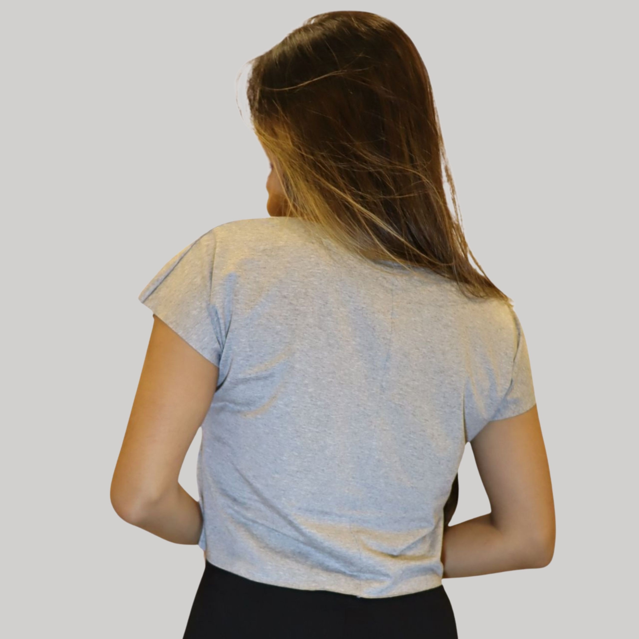 Cropped Corte a Fio Feminina