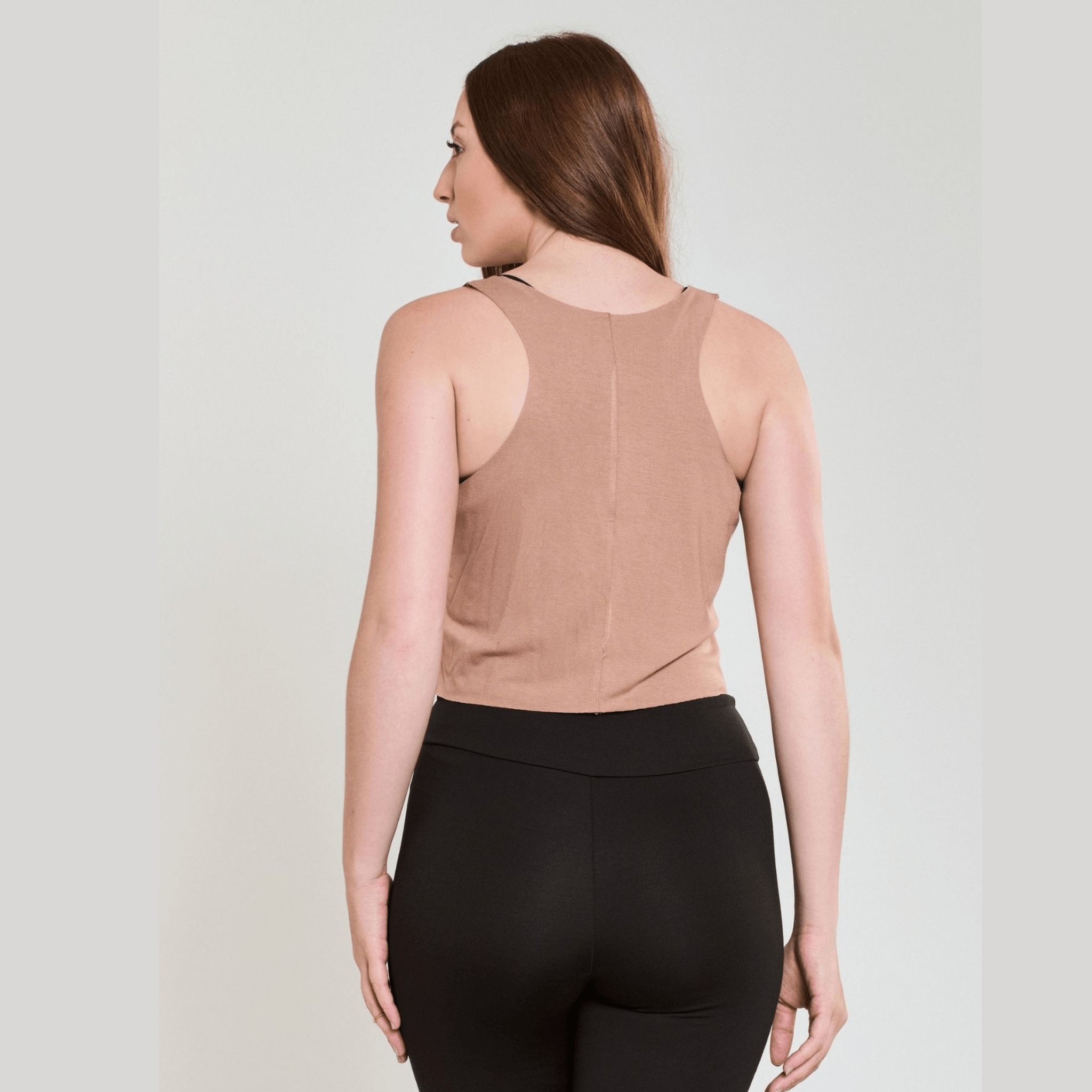 Cropped Regata Corte a Fio Feminina Fitness