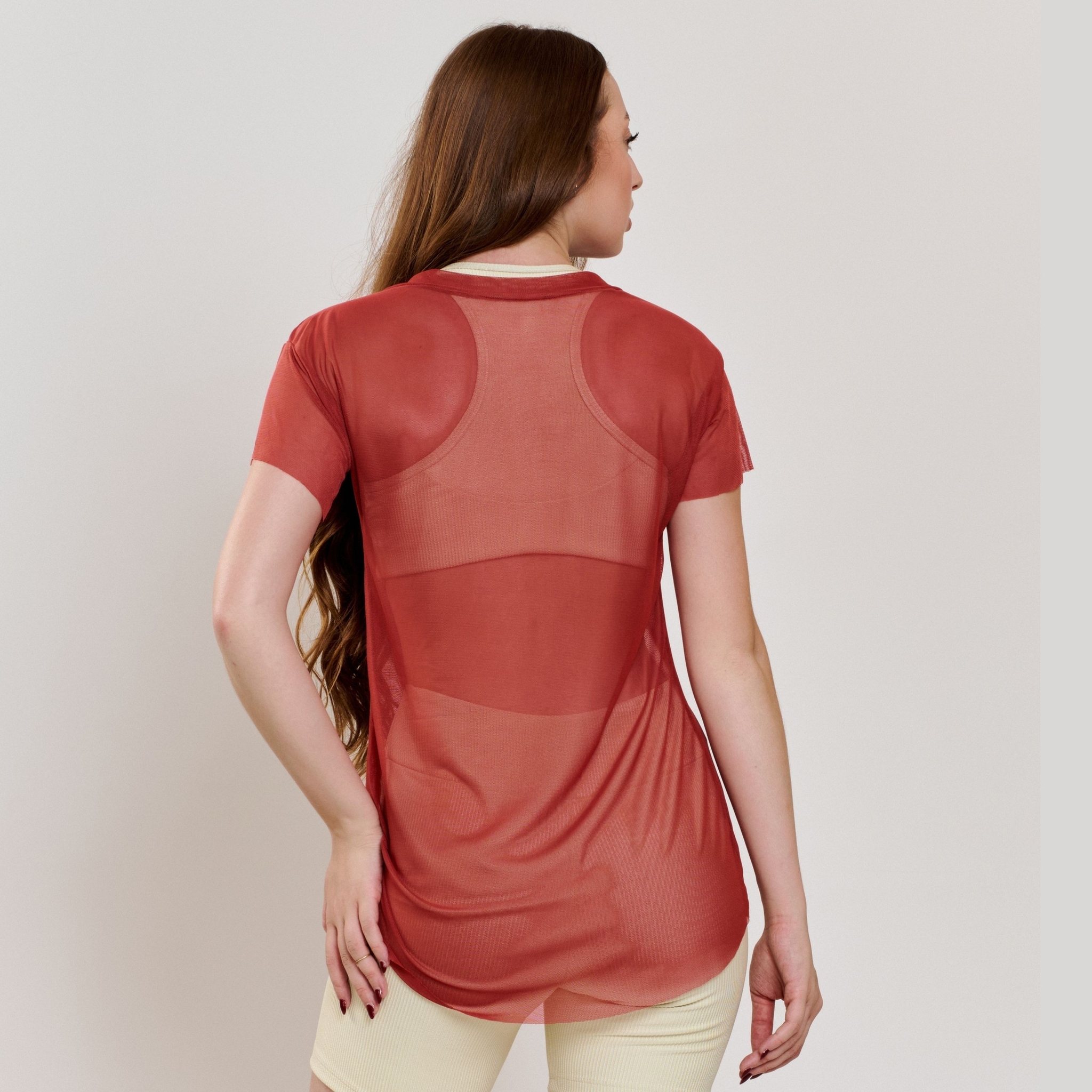 Blusa de tule 10736