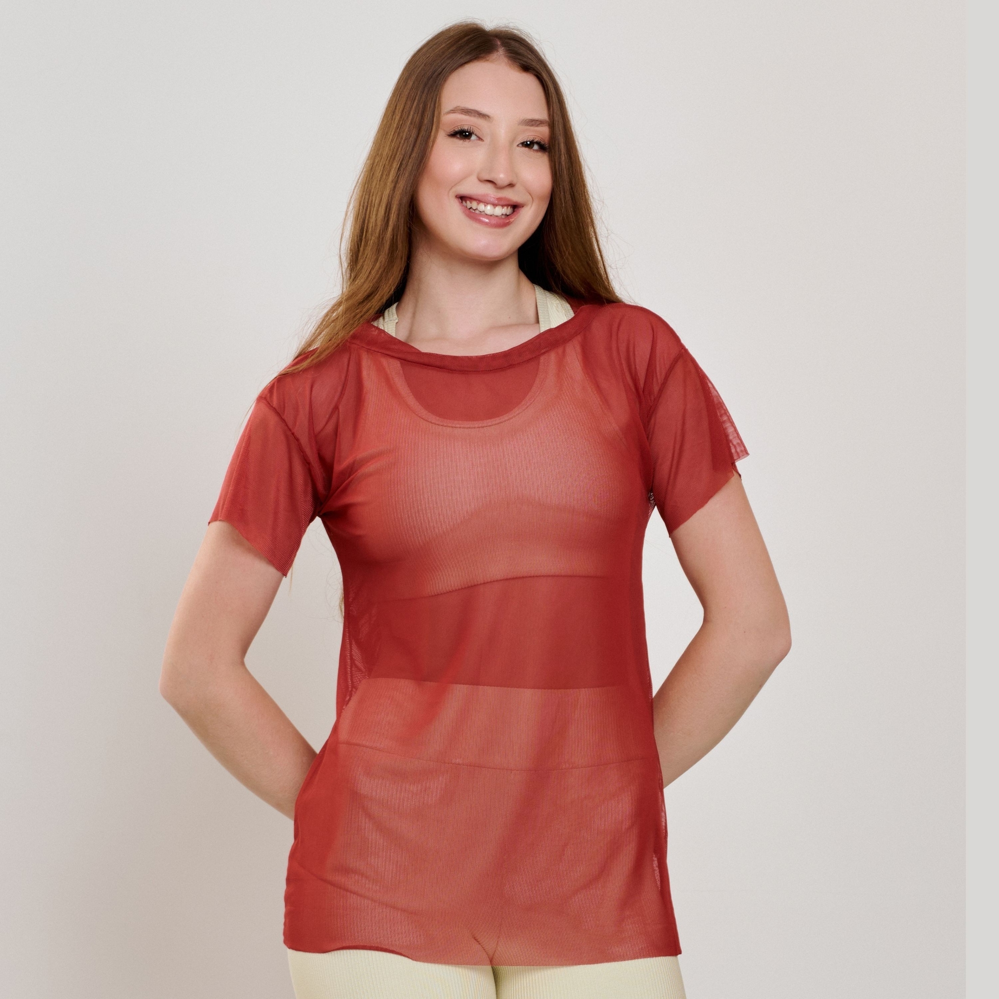 Blusa de tule 10736