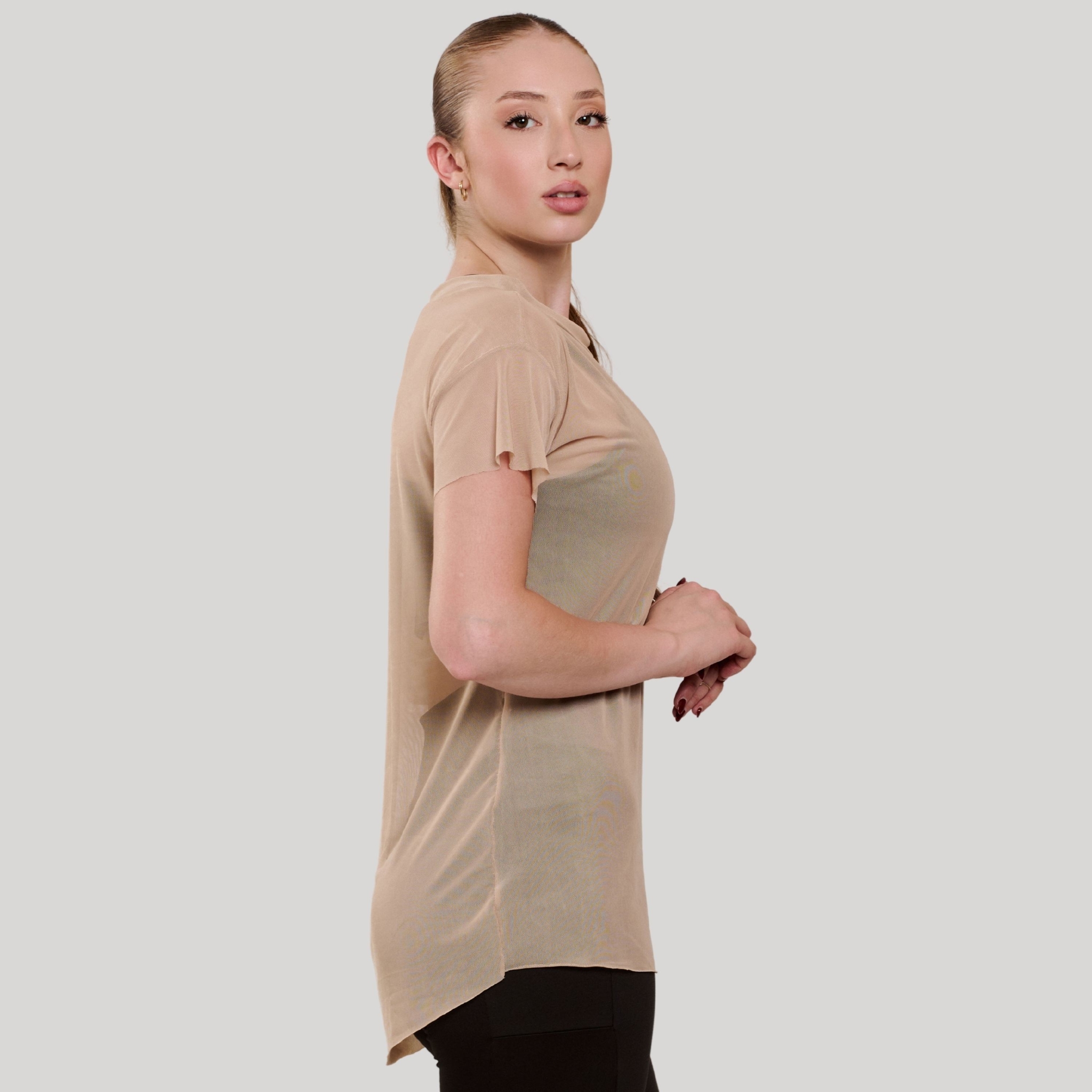 Blusa de tule 10736