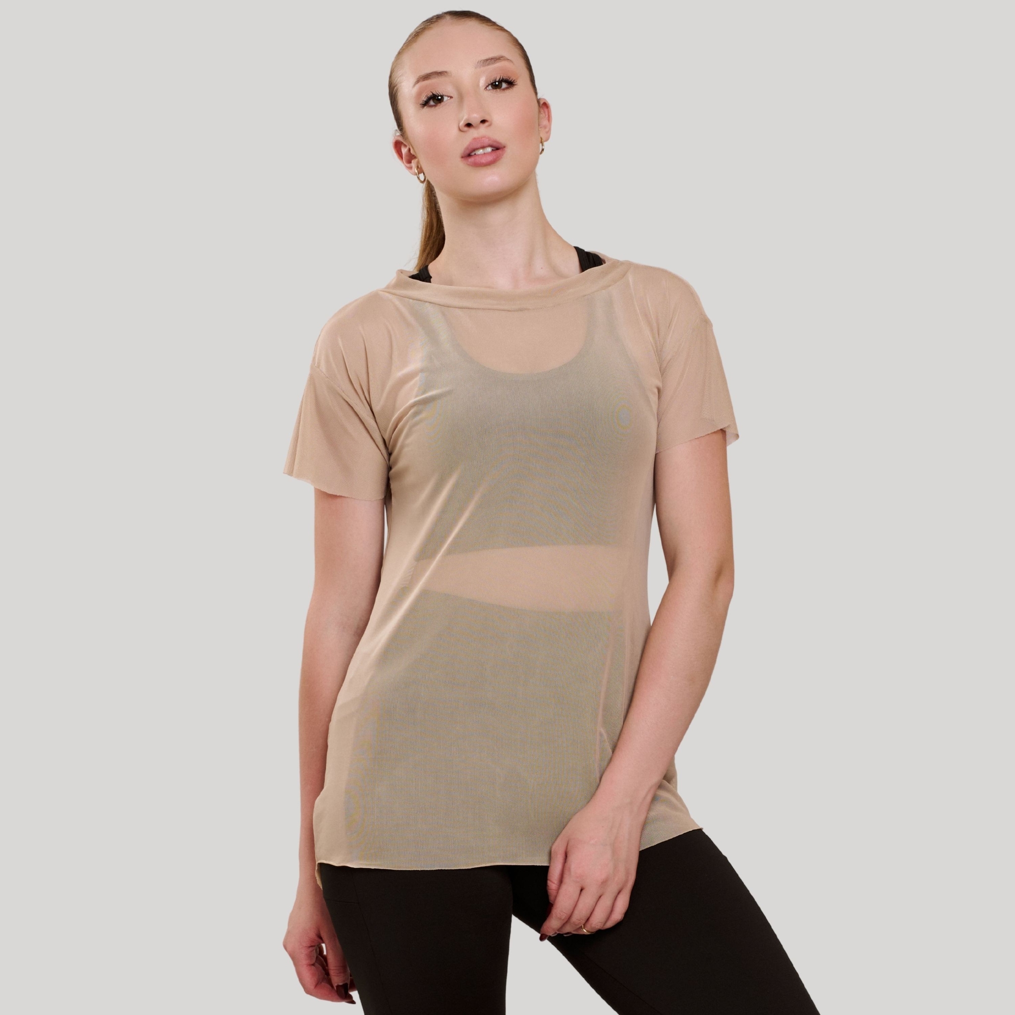 Blusa de tule 10736