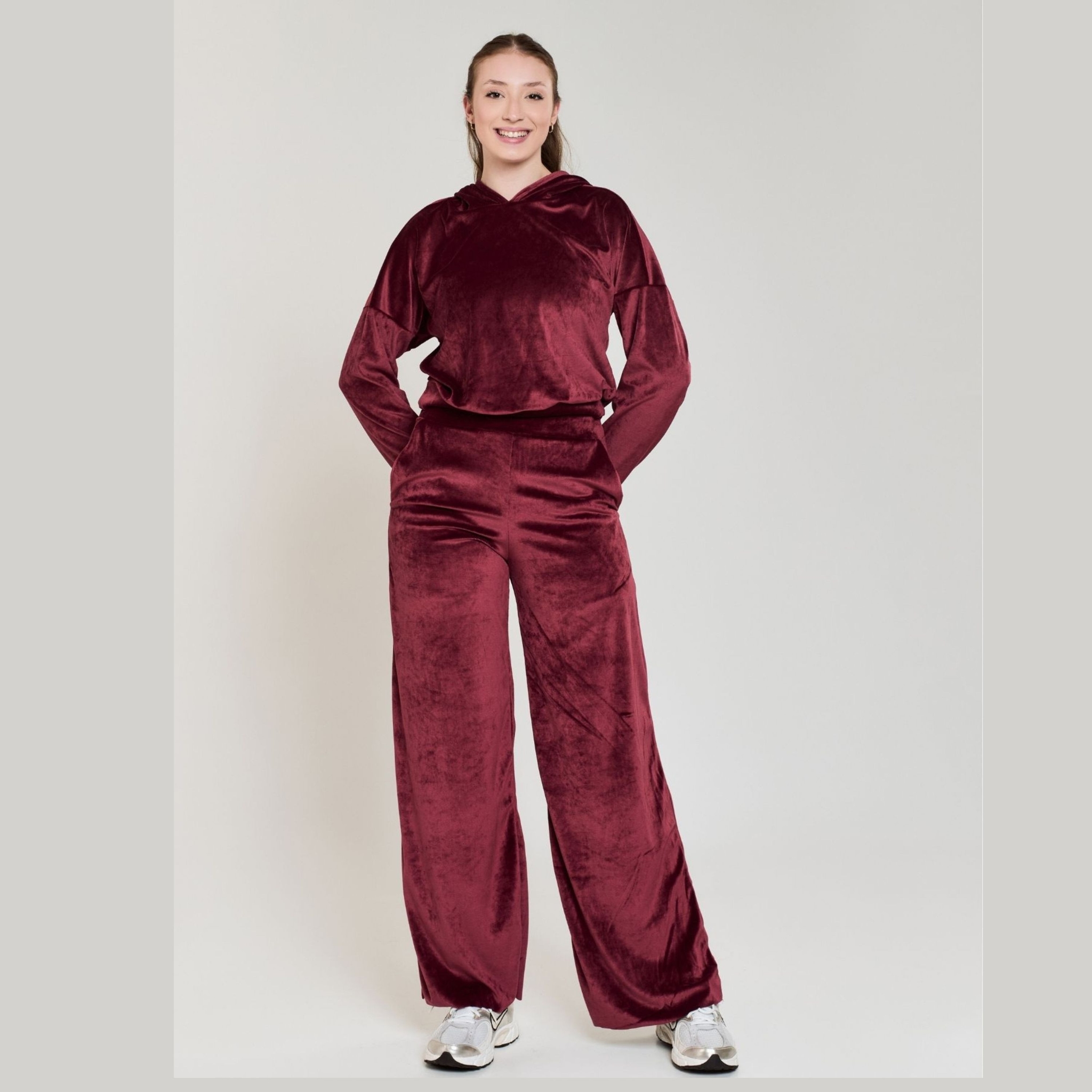 Calça Pantalona Térmica De Plush Inverno