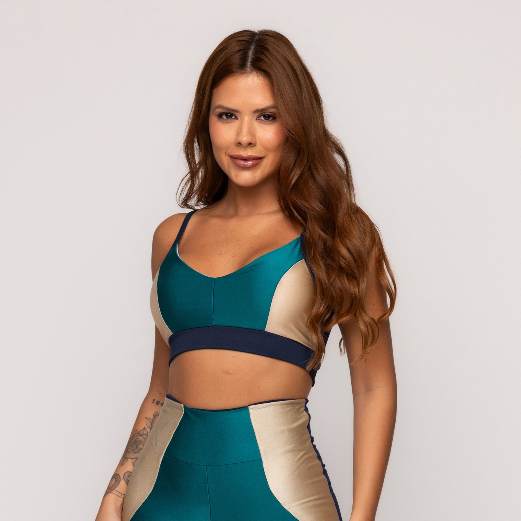 Top Fitness Color - Azul G Top Fitness Color - Azul G