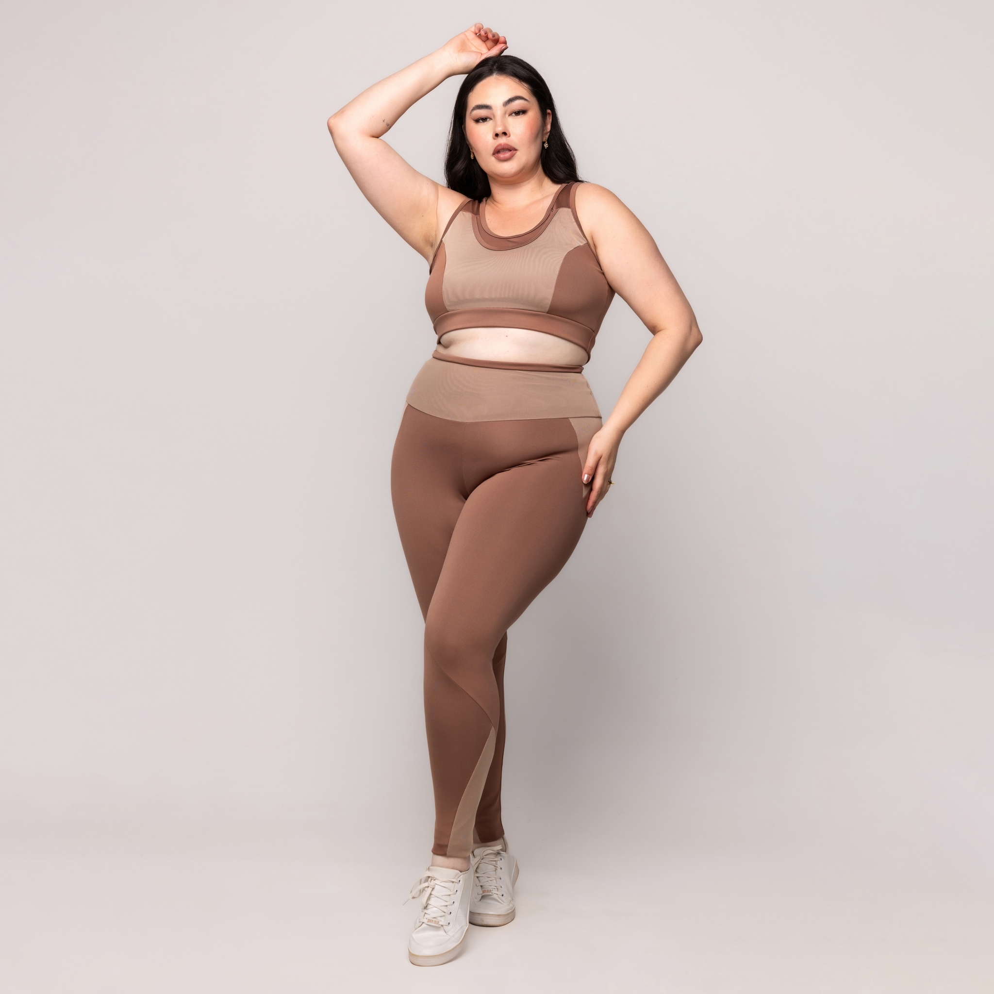 Calça Legging Tule Plus Size