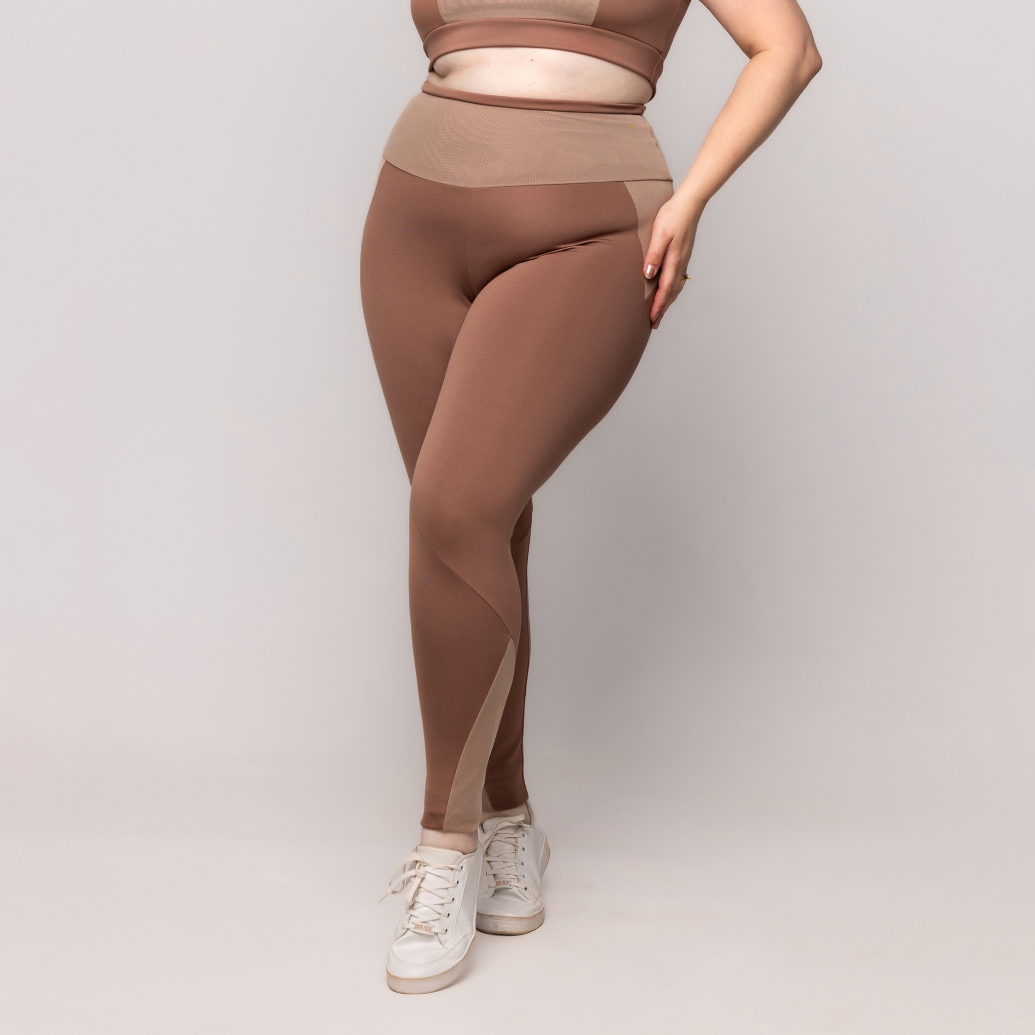 Calça Legging Tule Plus Size