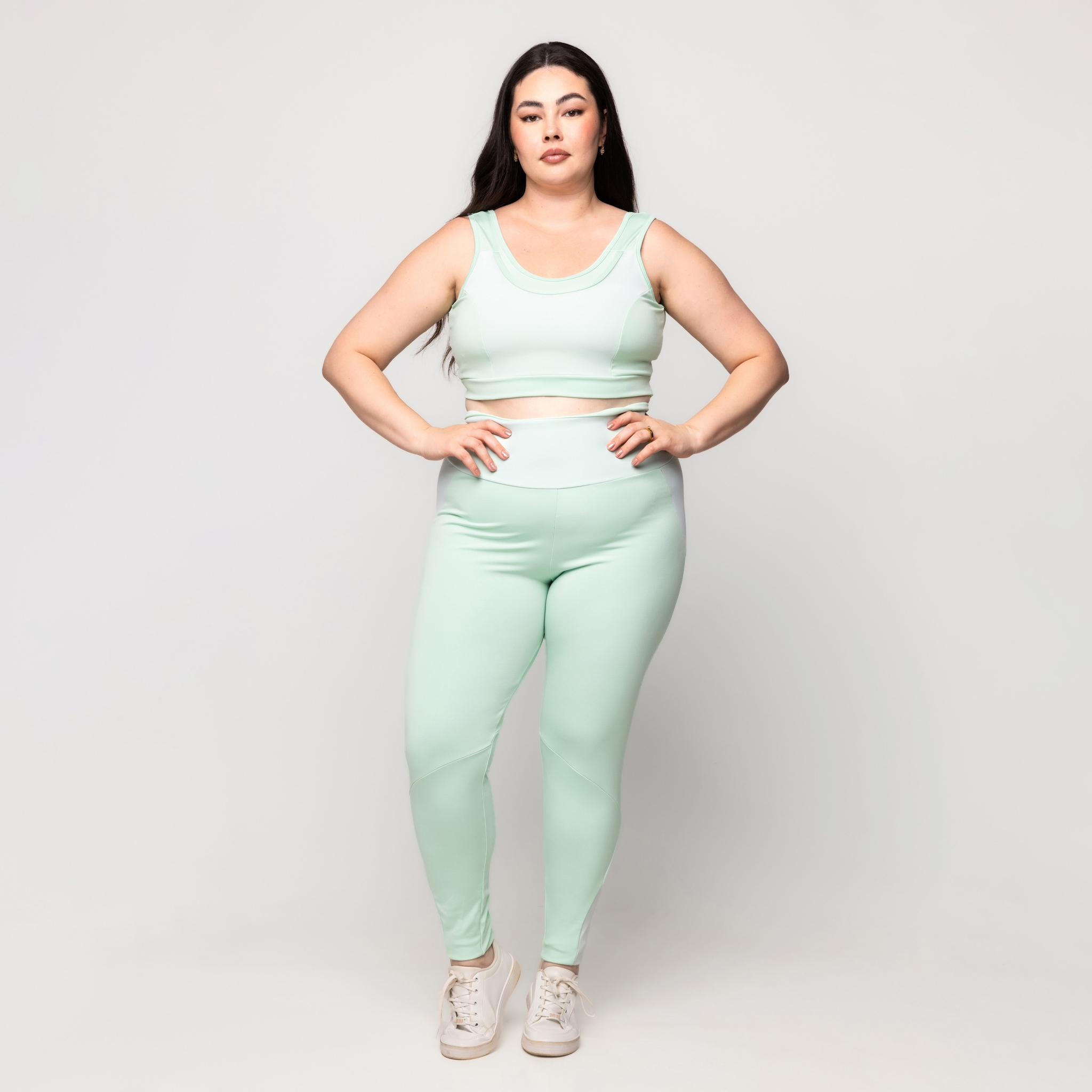Calça Legging Tule Plus Size