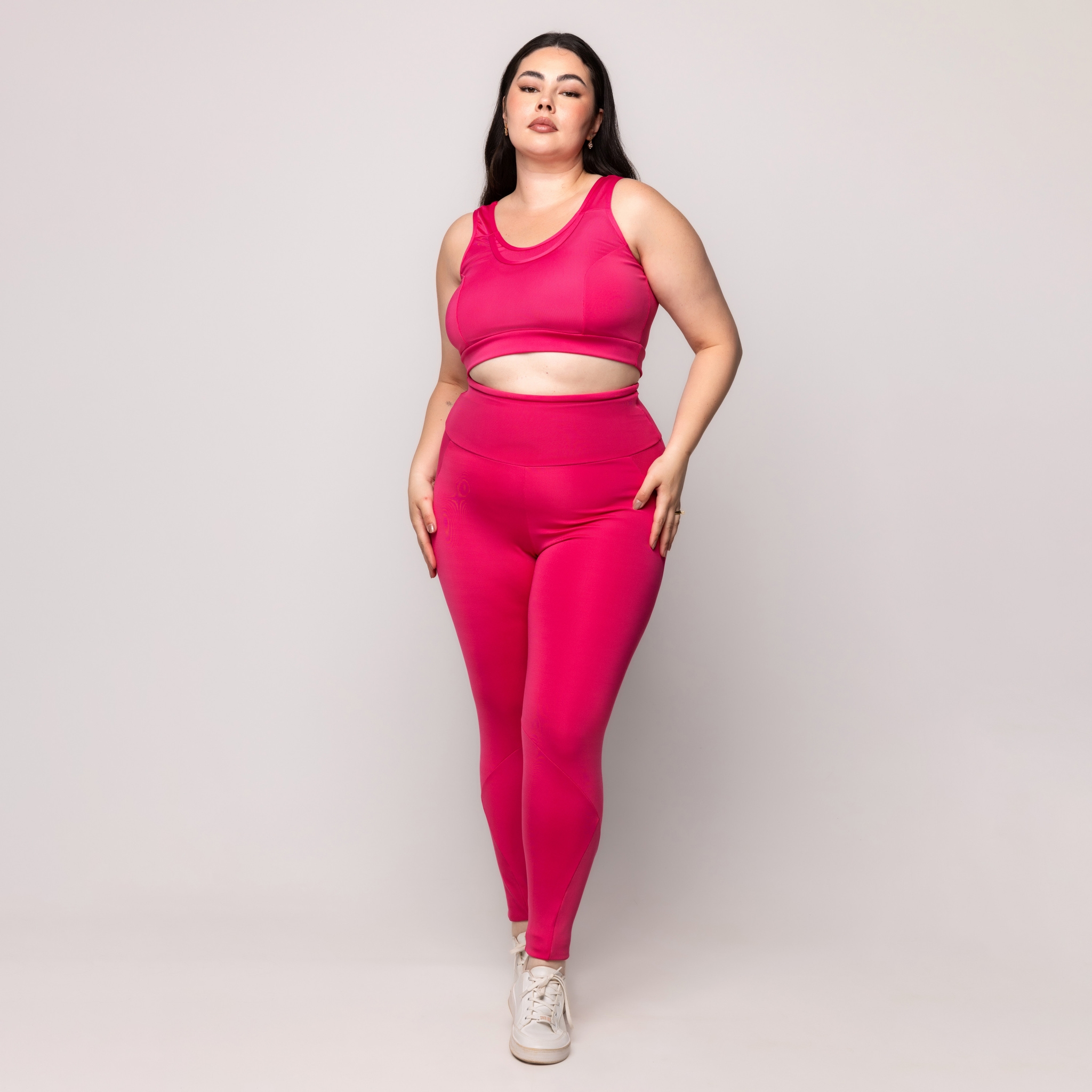 Calça Legging Tule Plus Size