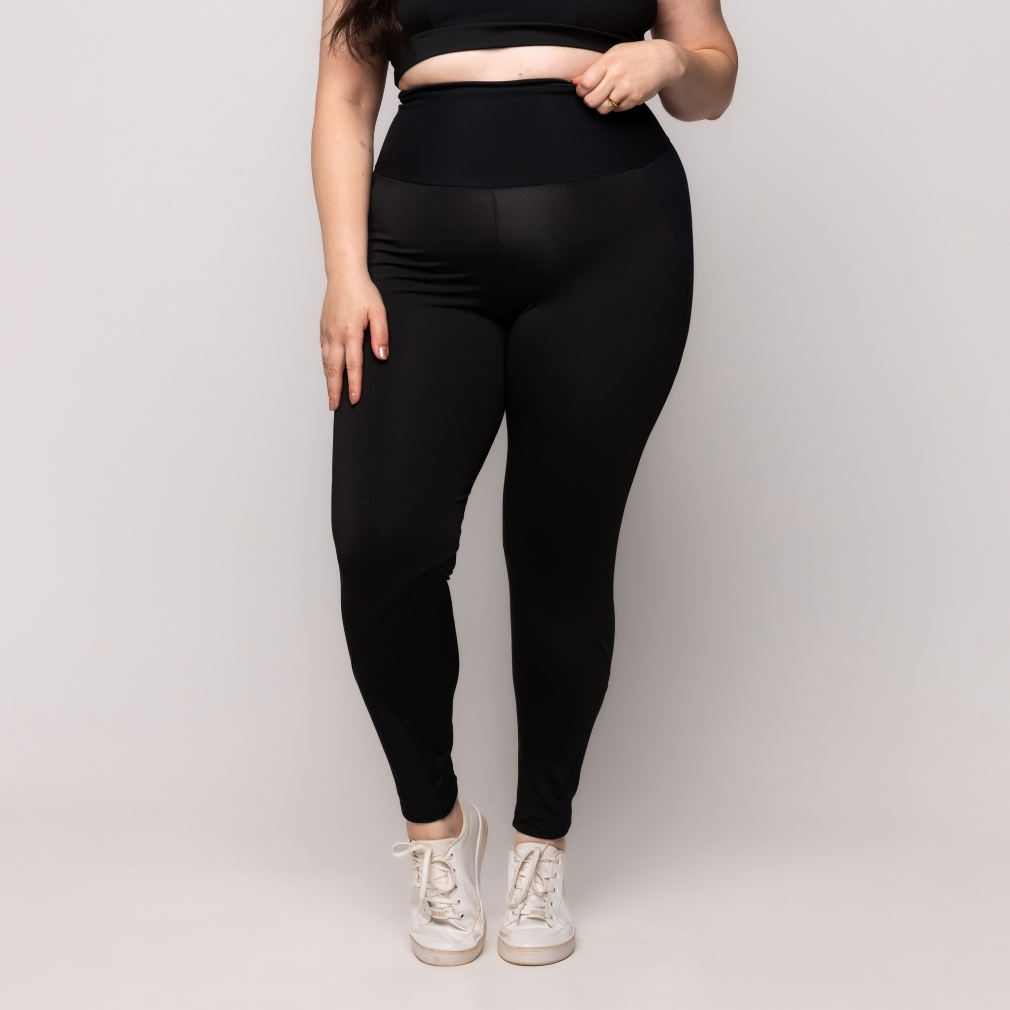 Calça Legging Tule Plus Size