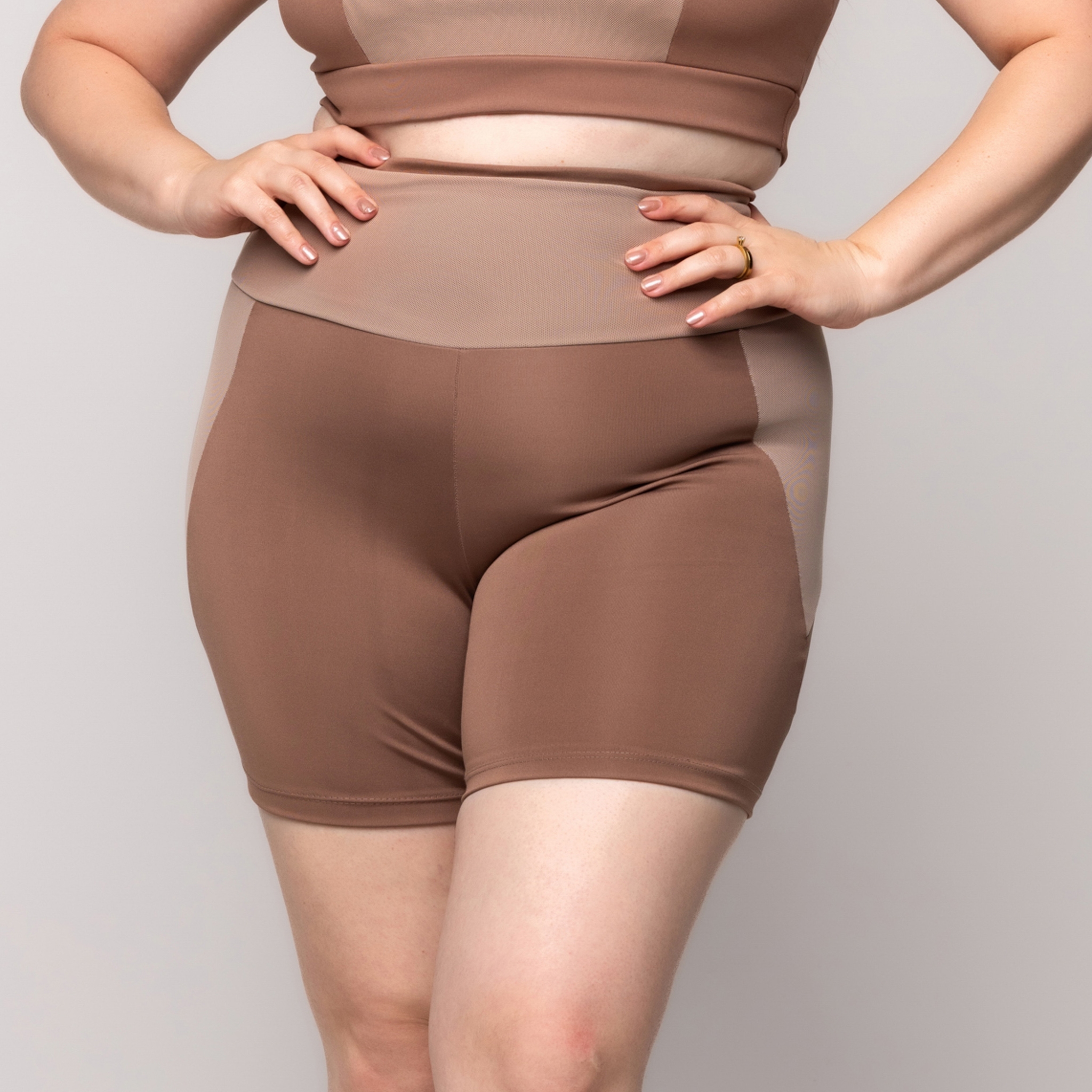 Bermuda Fitness Tule Plus Size