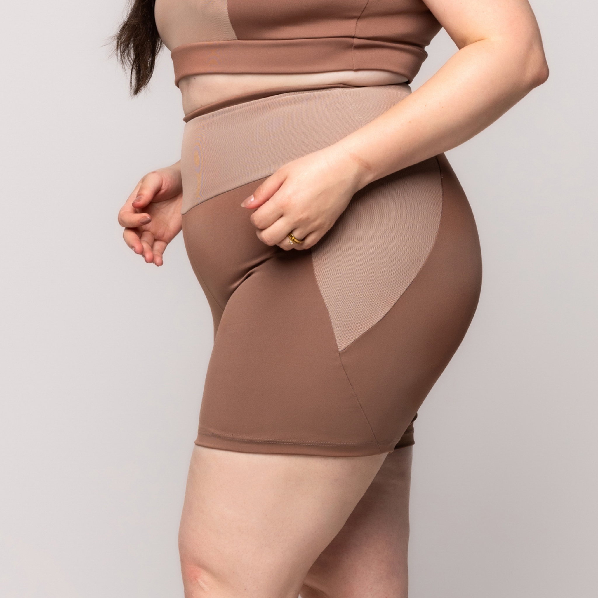 Bermuda Fitness Tule Plus Size
