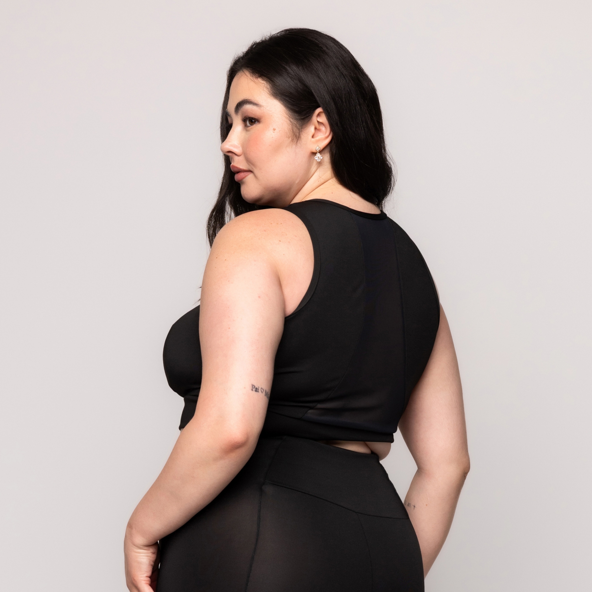 Top Feminino Fitness Plus size com bojo