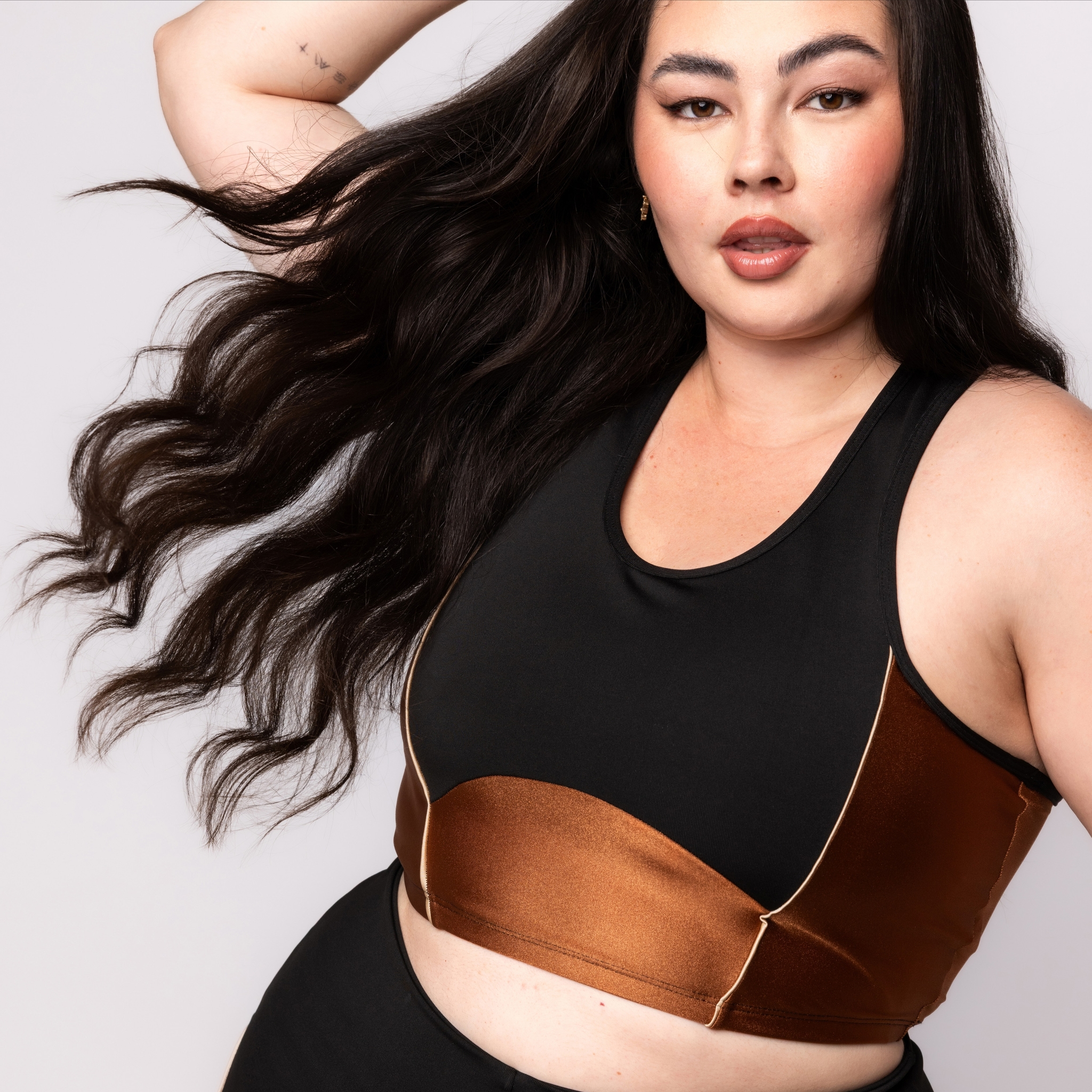 Top Fitness Sem bojo Plus Size