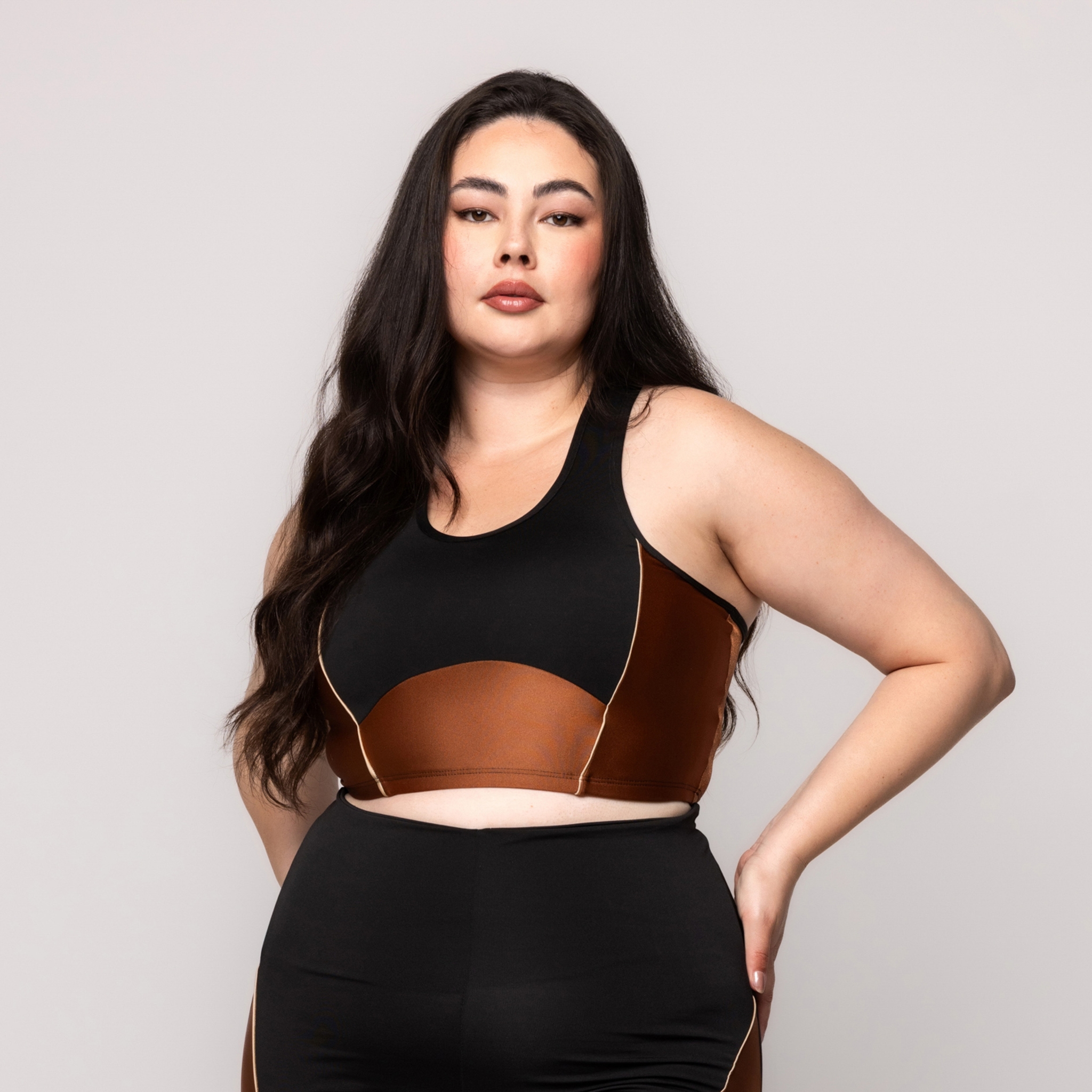 Top Fitness Sem bojo Plus Size