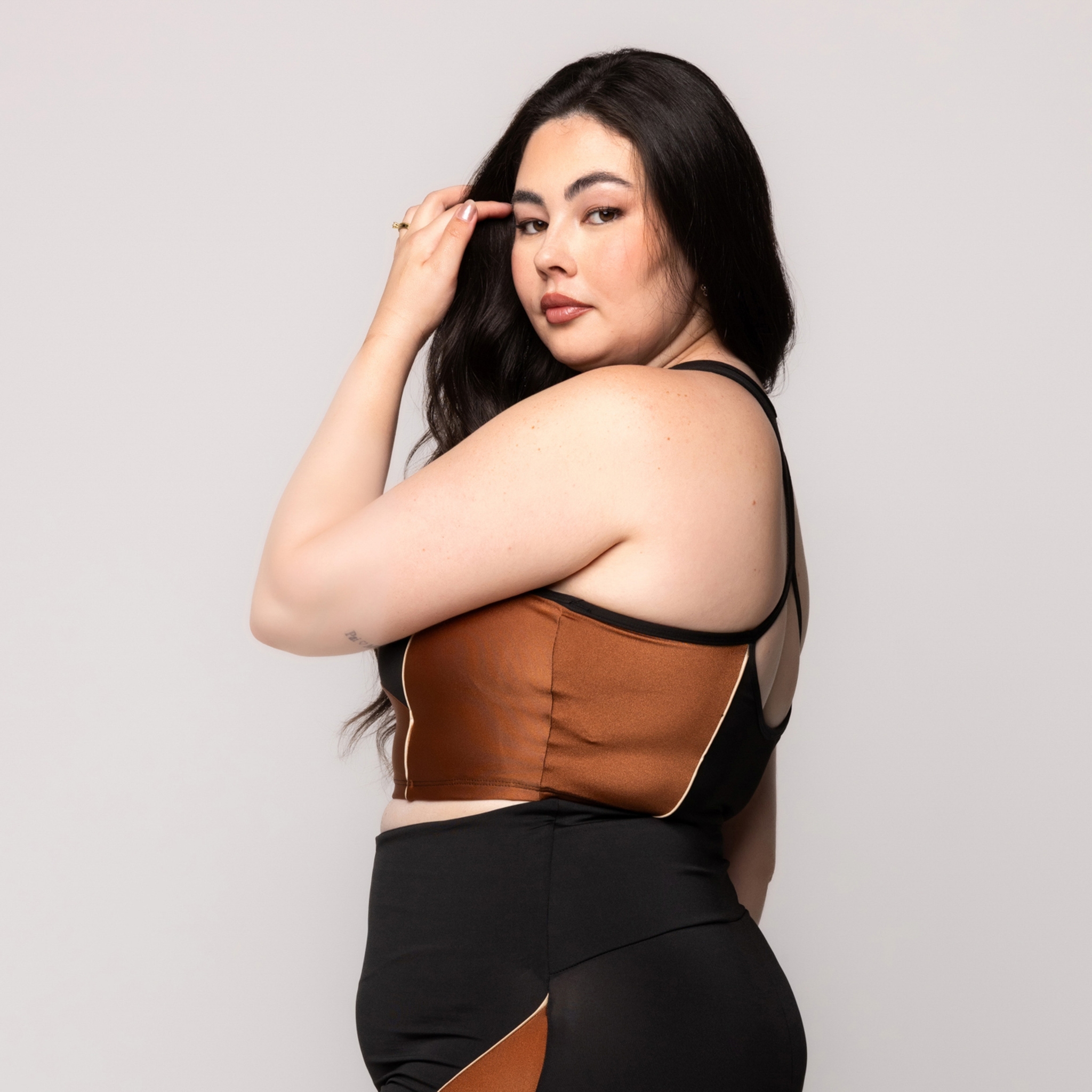 Top Fitness Sem bojo Plus Size