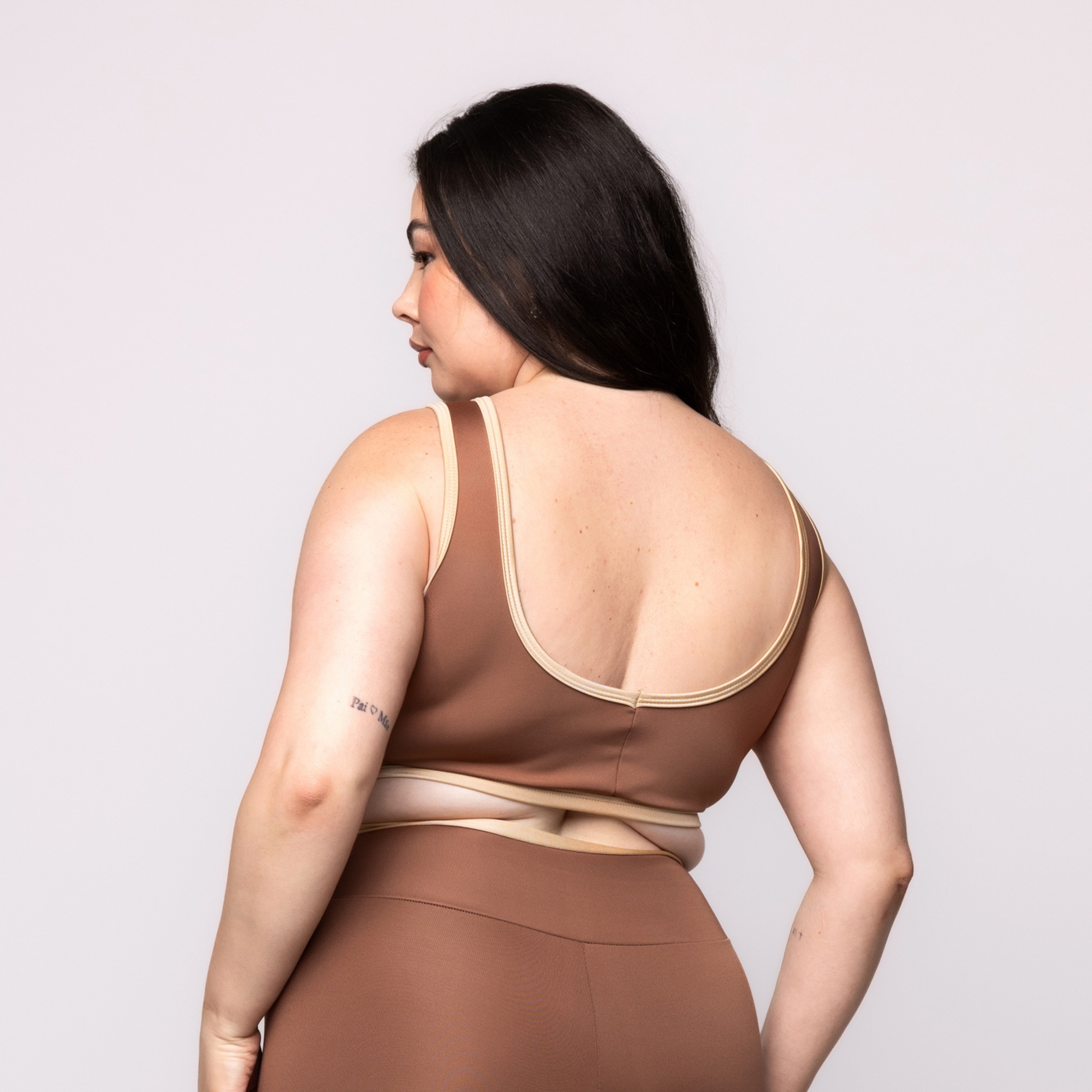 Top Fitness Sem bojo Plus Size