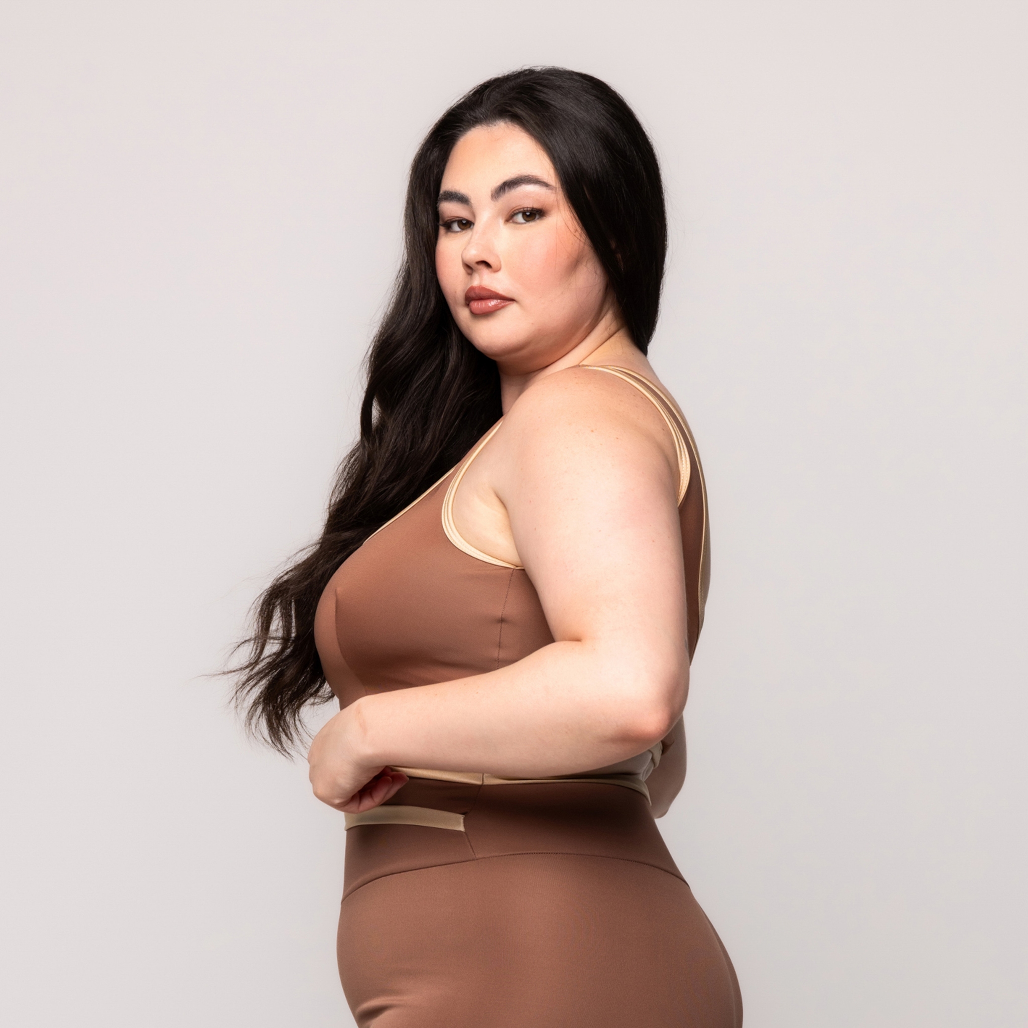 Top Fitness Sem bojo Plus Size