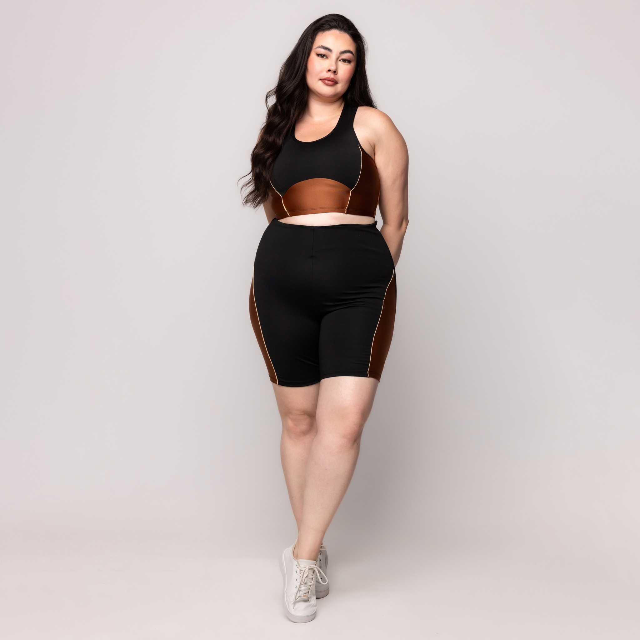 Bermuda Fitness Plus Size Feminina