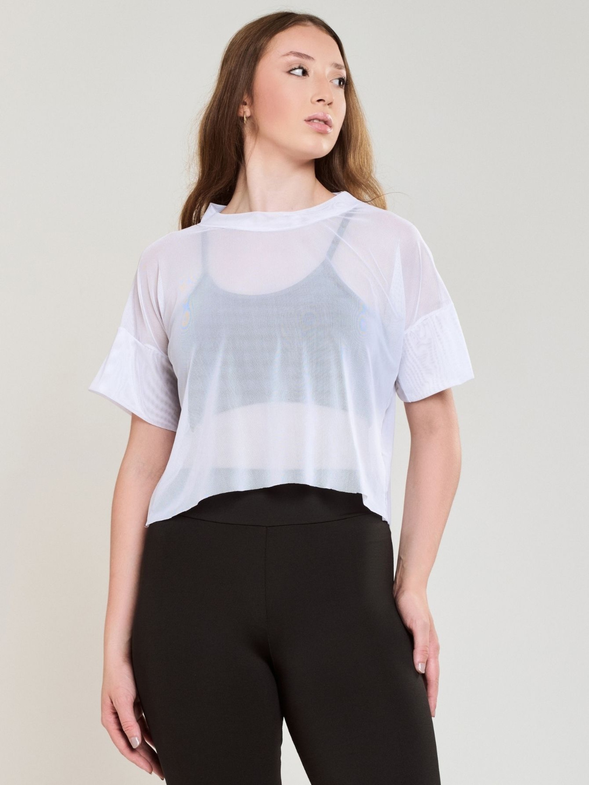 Cropped De Tule - Branco G Cropped De Tule - Branco G