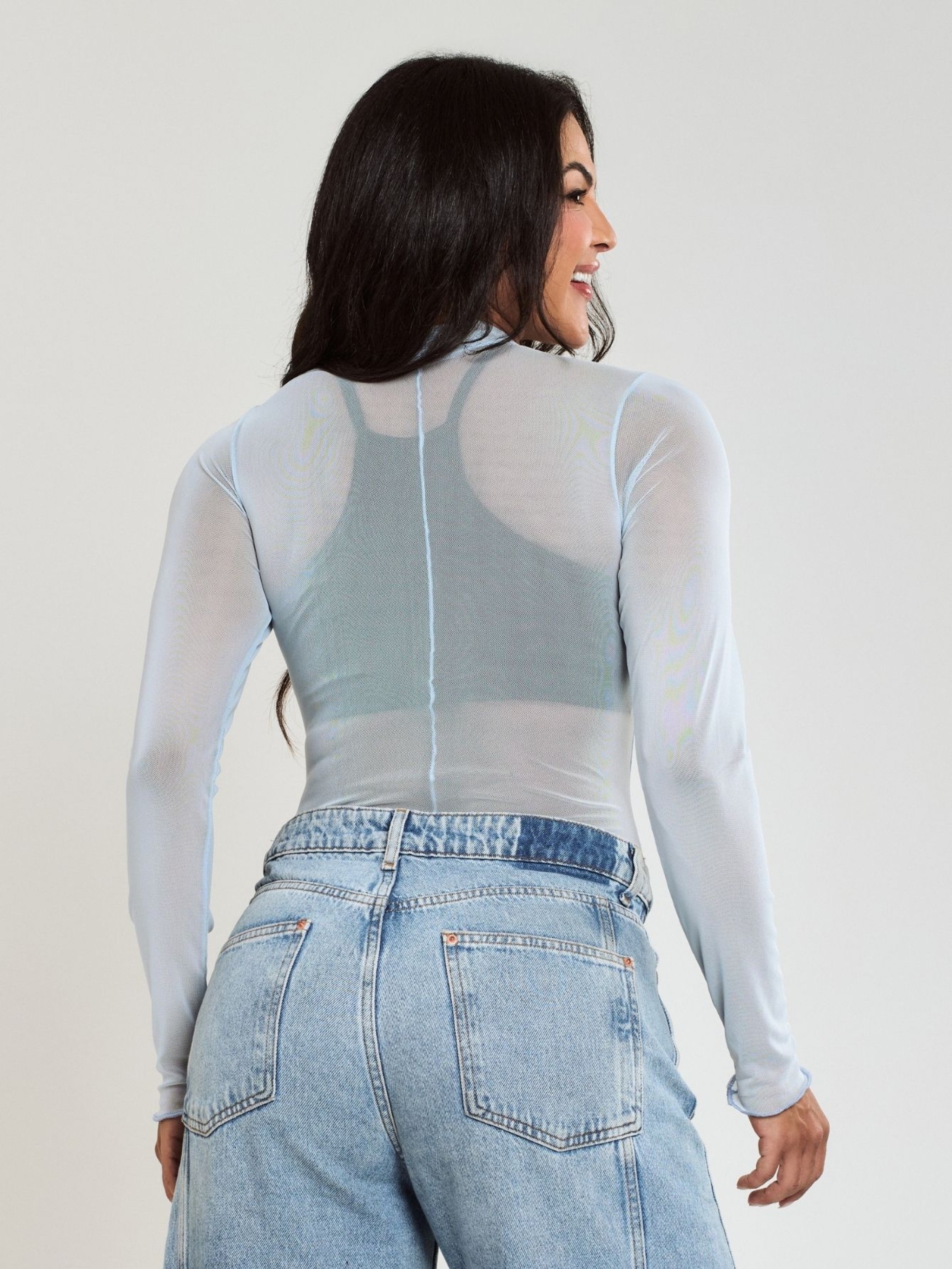 Body De Tule Feminino