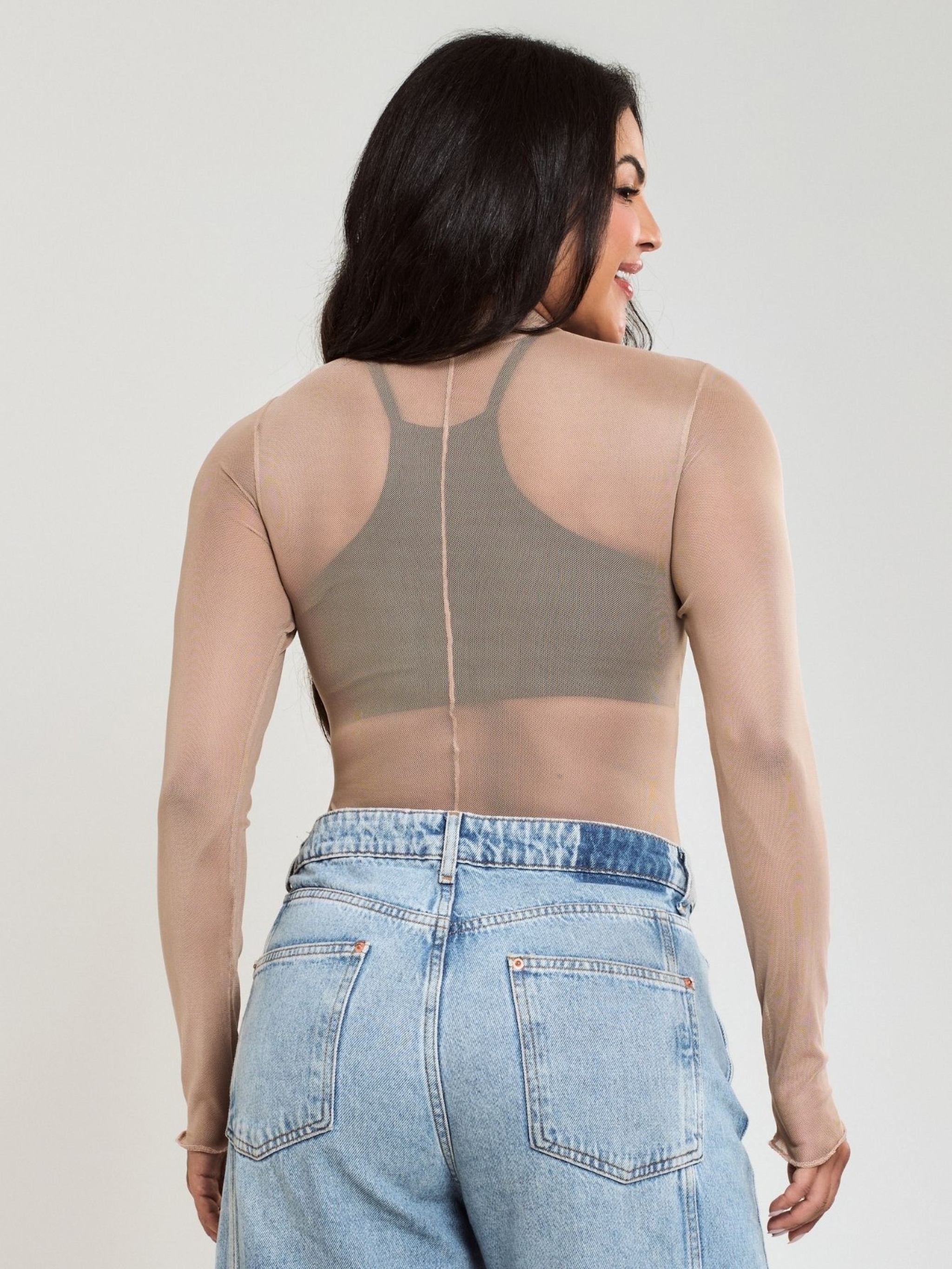 Body De Tule Feminino