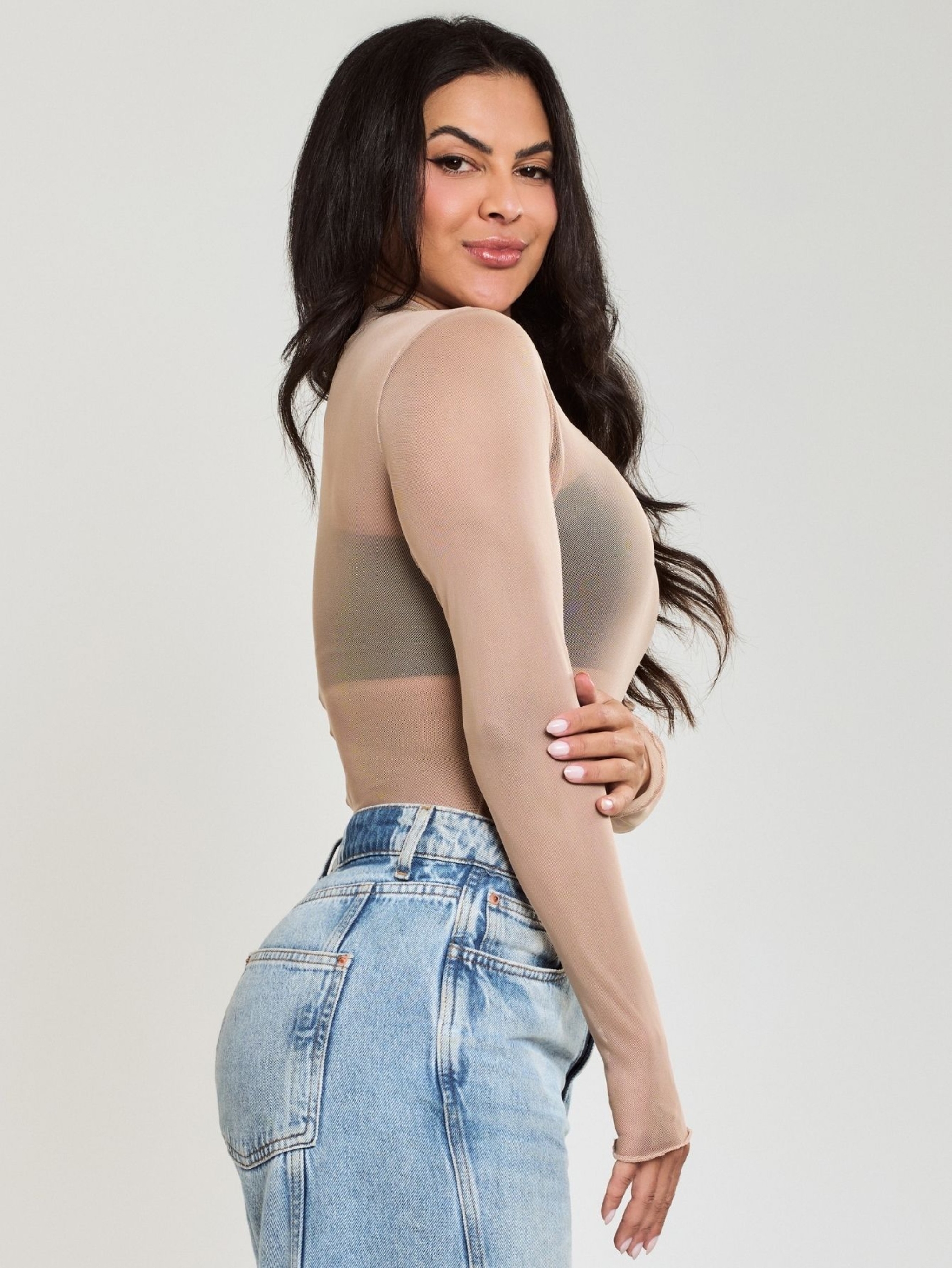 Body De Tule Feminino