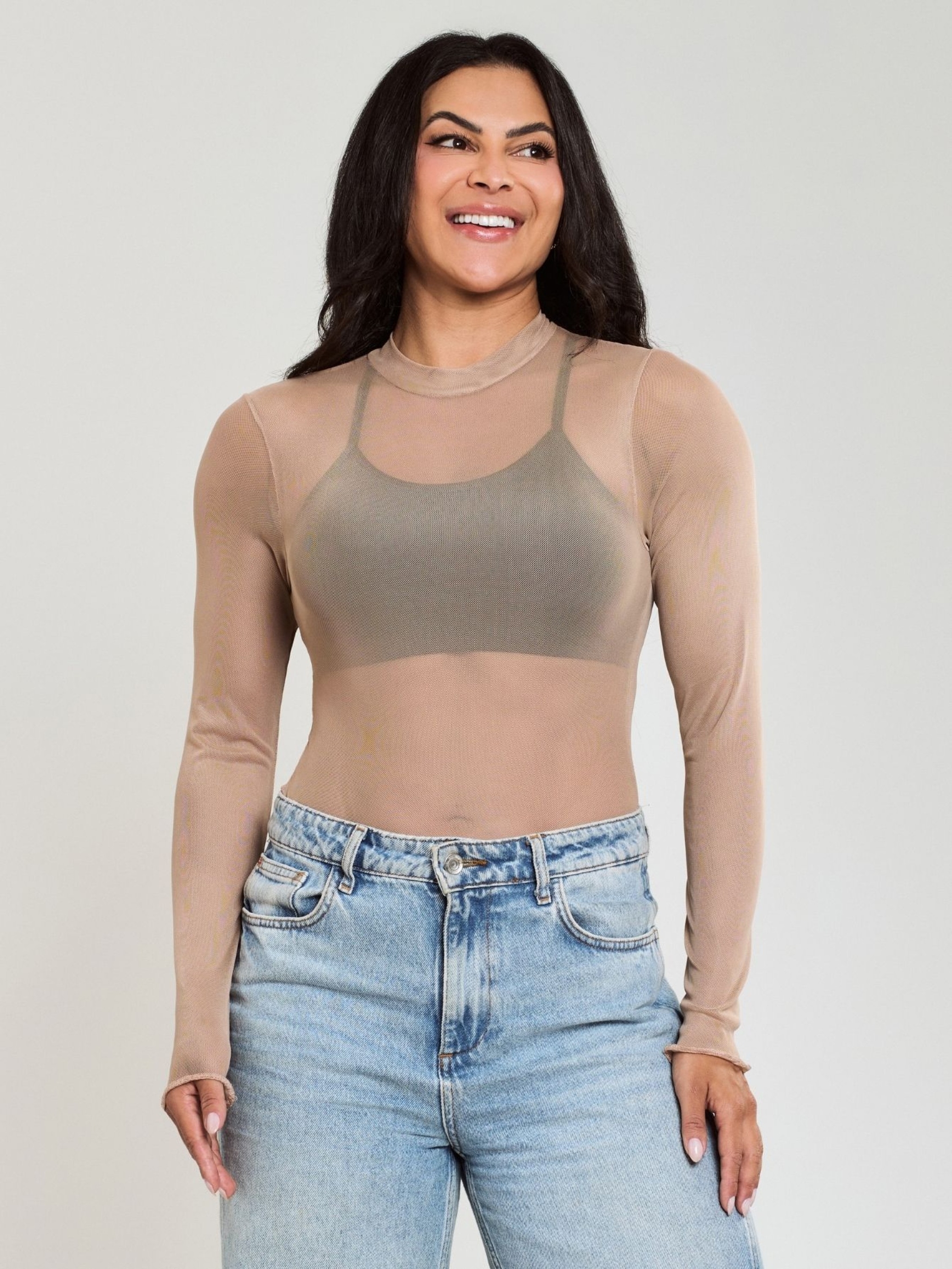 Body De Tule Feminino