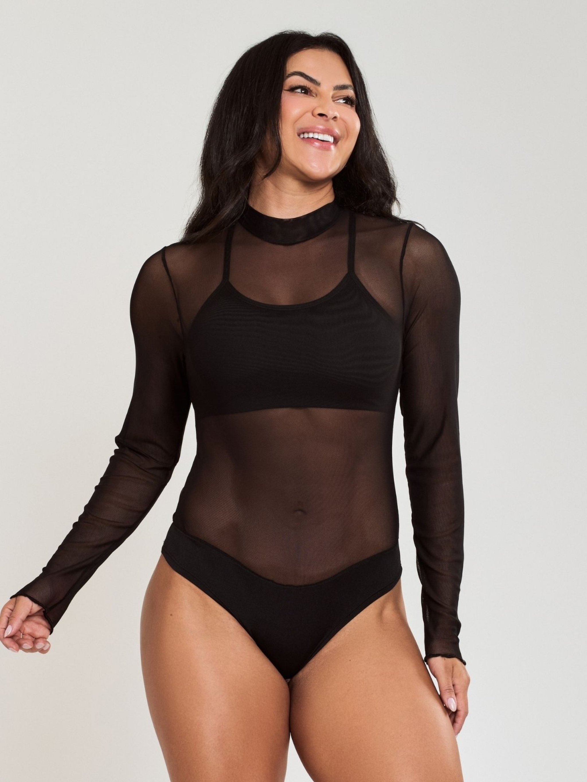 Body De Tule Feminino - Preto G Body De Tule Feminino - Preto G