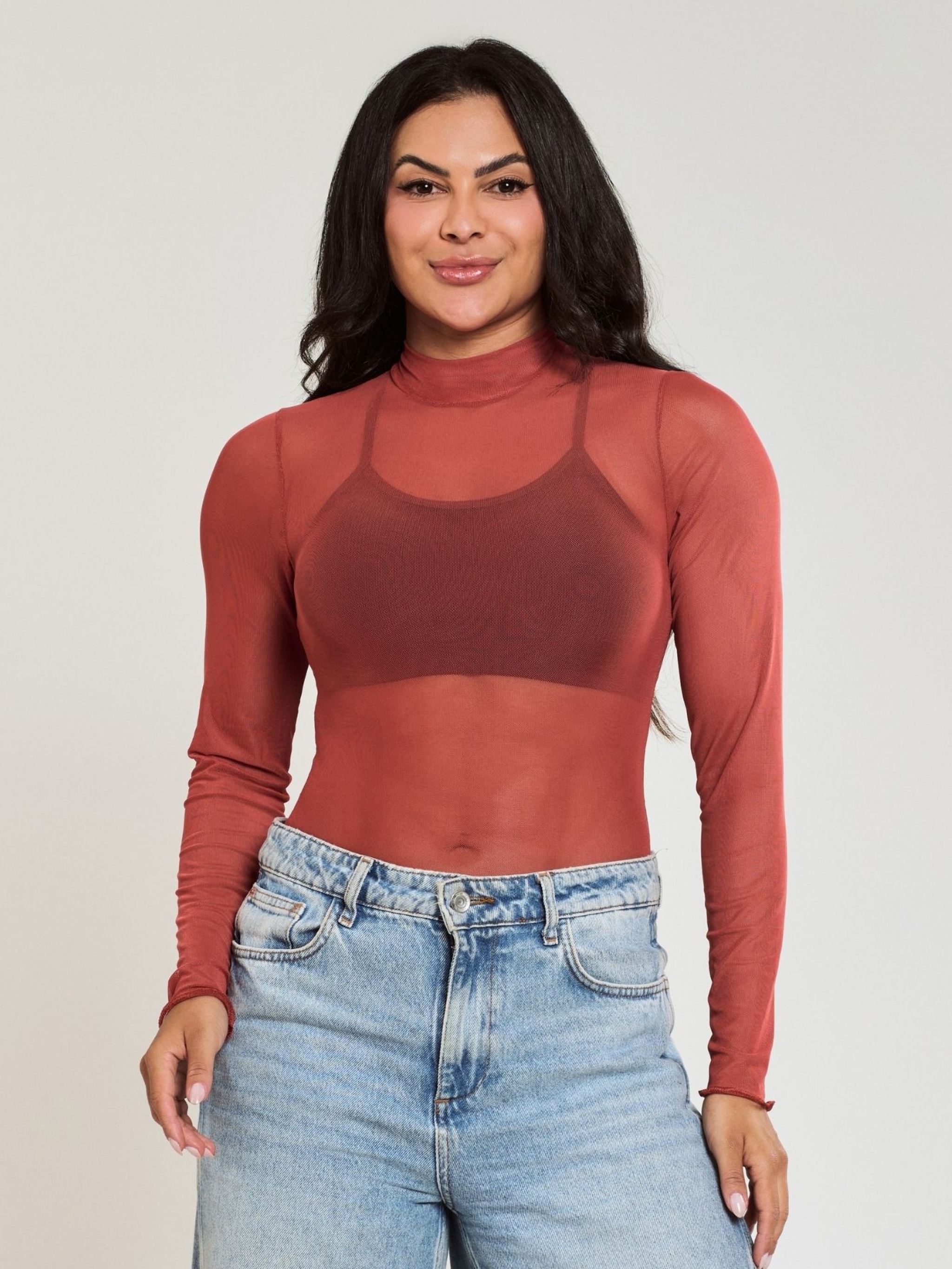 Body De Tule Feminino