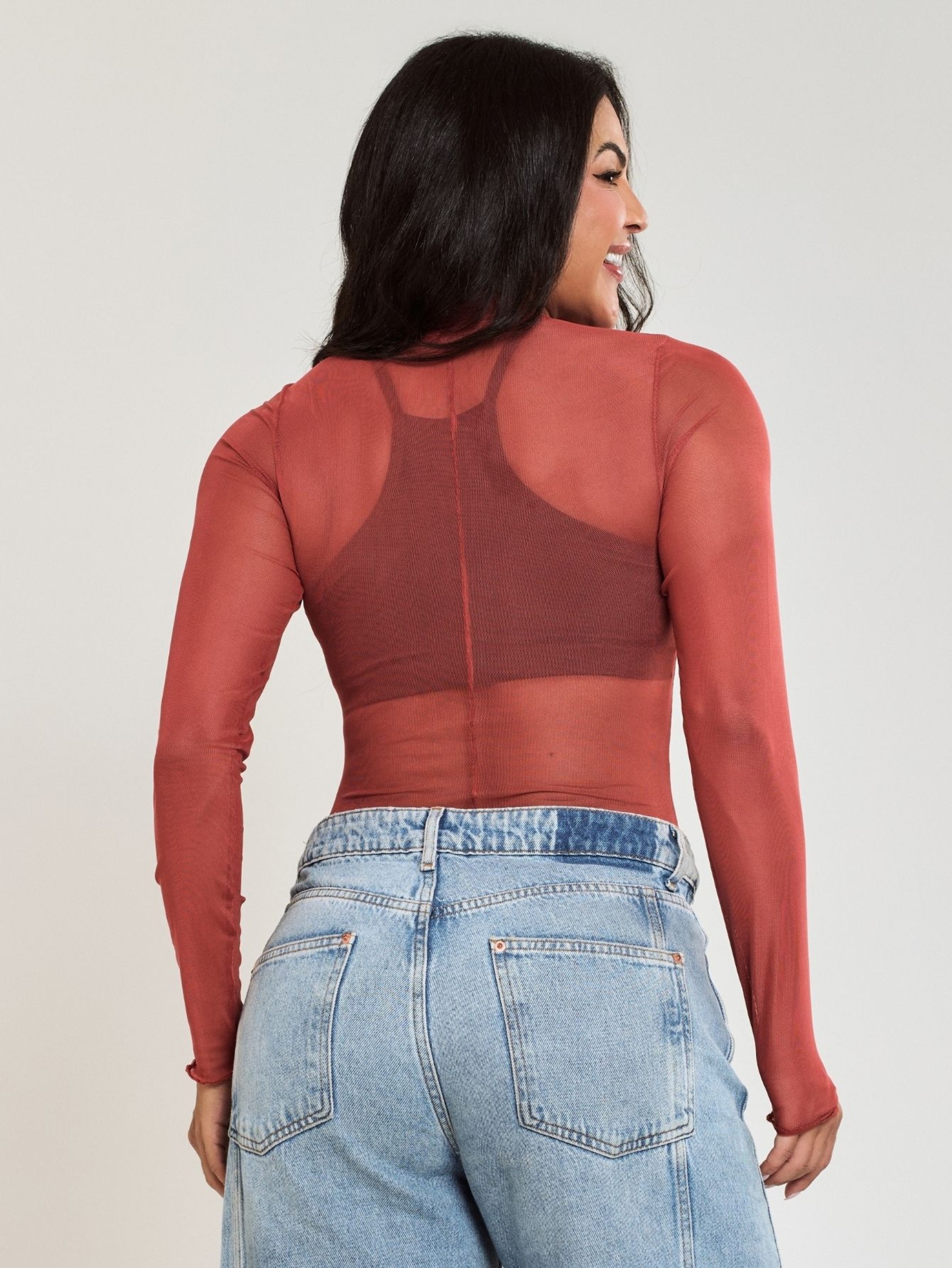 Body De Tule Feminino