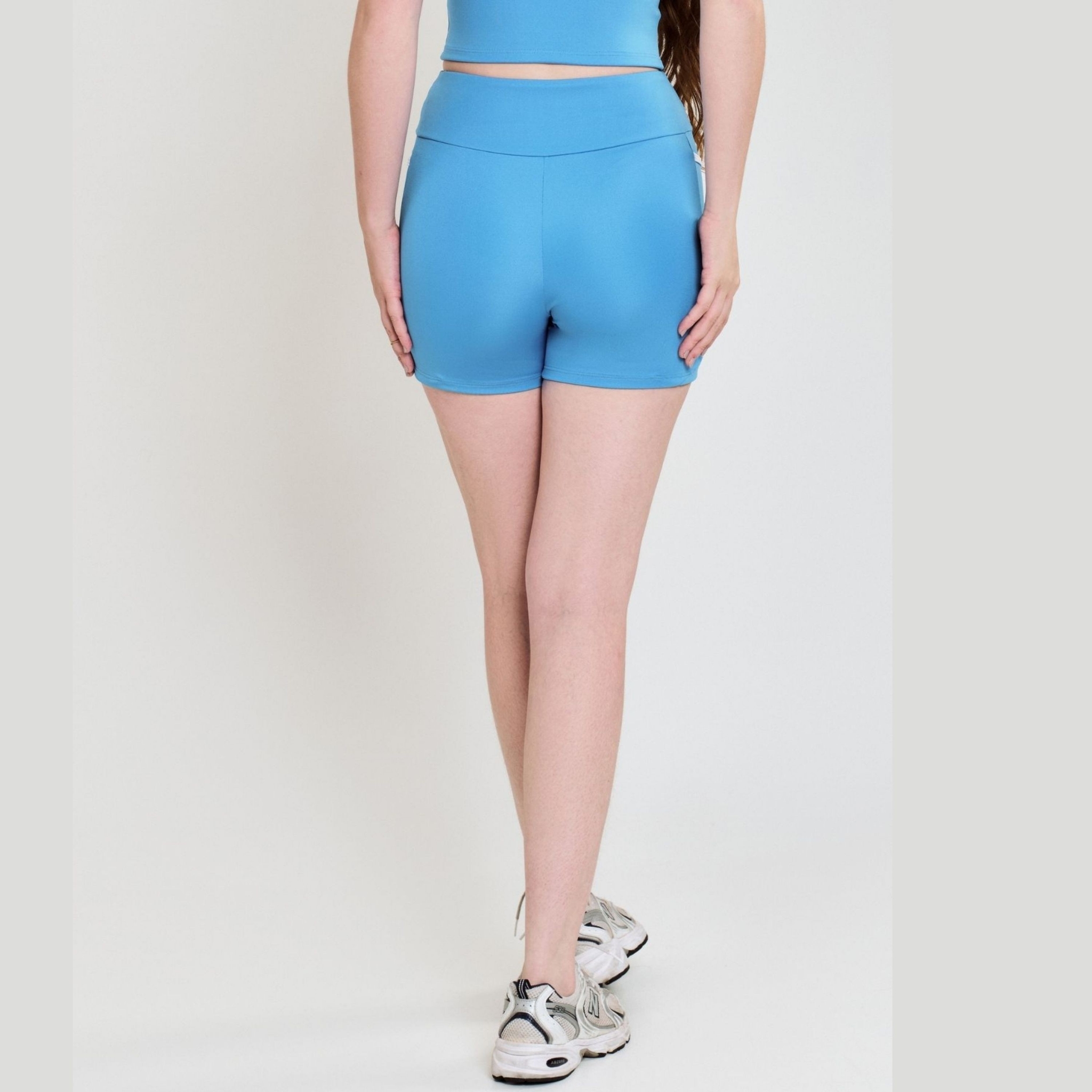 Bermuda com Bolso Fitness Feminina Zero Transparência