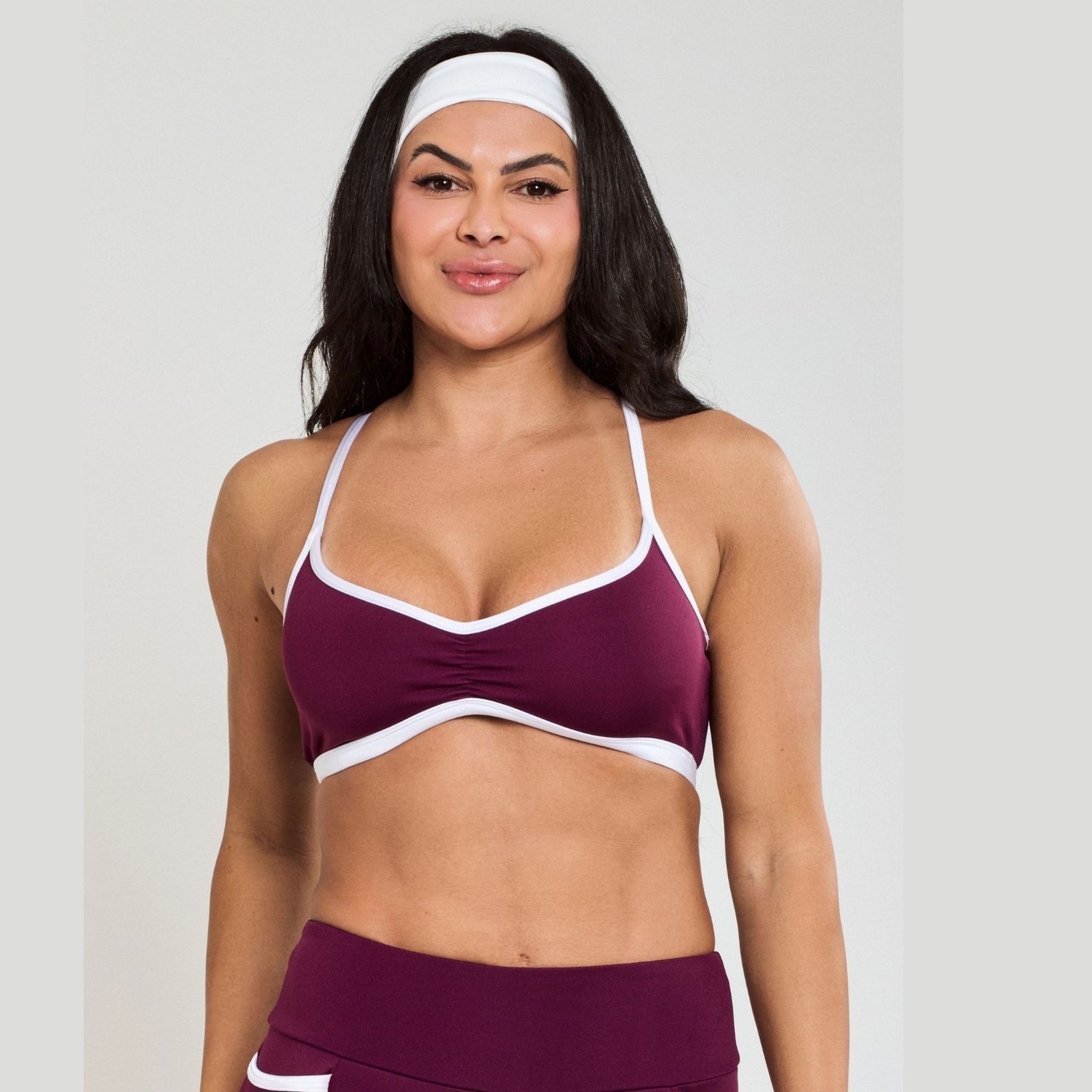 Top Fitness Feminino - Vinho G Top Fitness Feminino - Vinho G