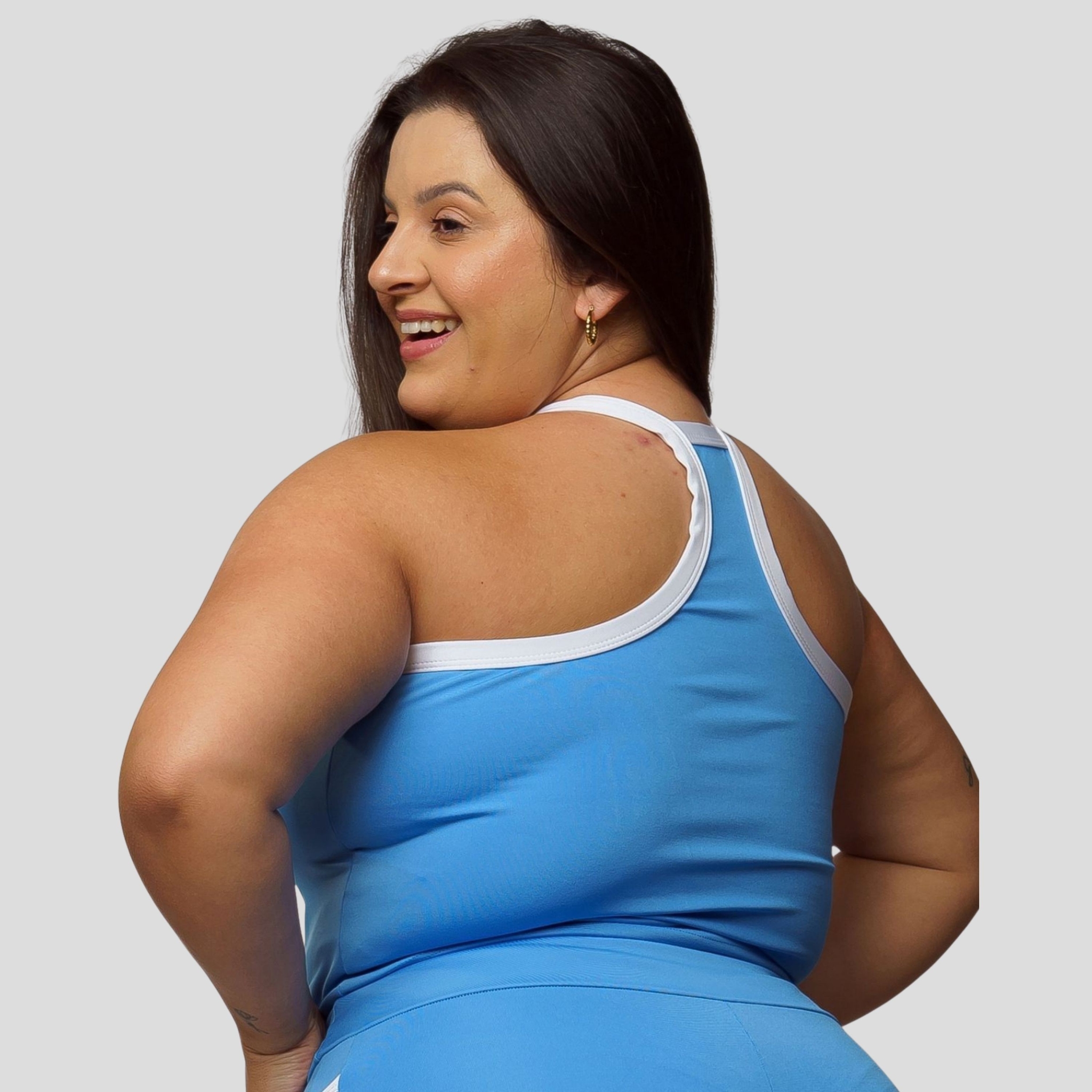 Cropped Top Fitness Plus Size Feminino
