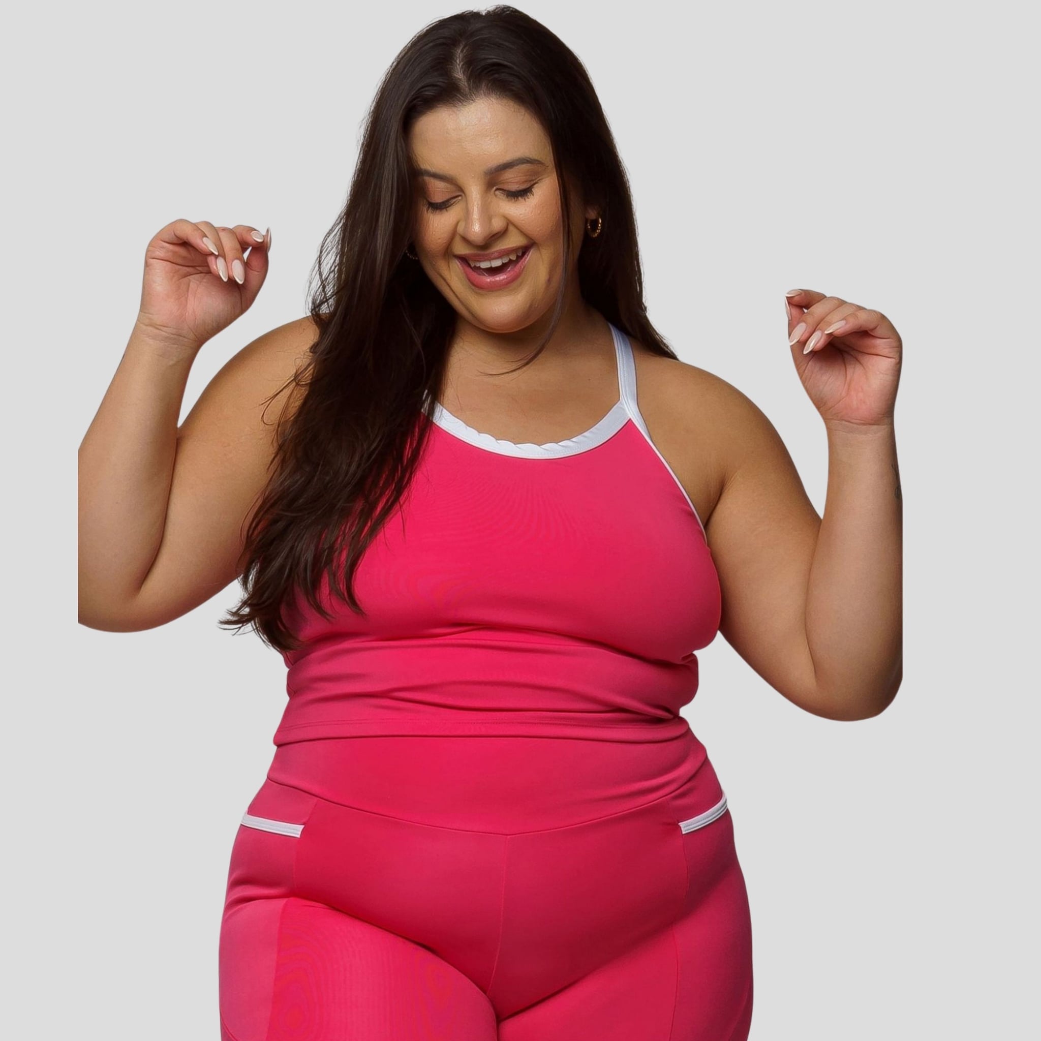 Cropped Top Fitness Plus Size Feminino