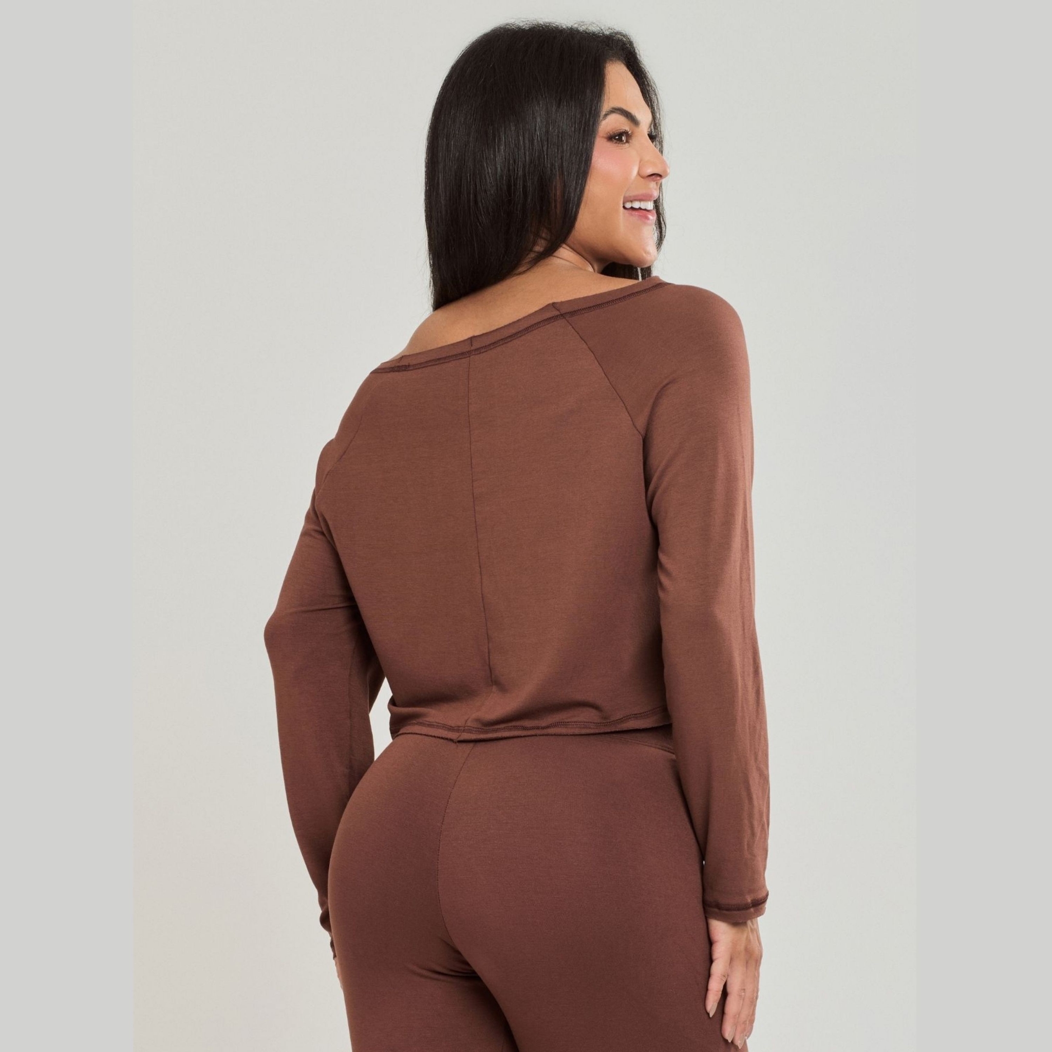 Blusa Manga Longa Feminina
