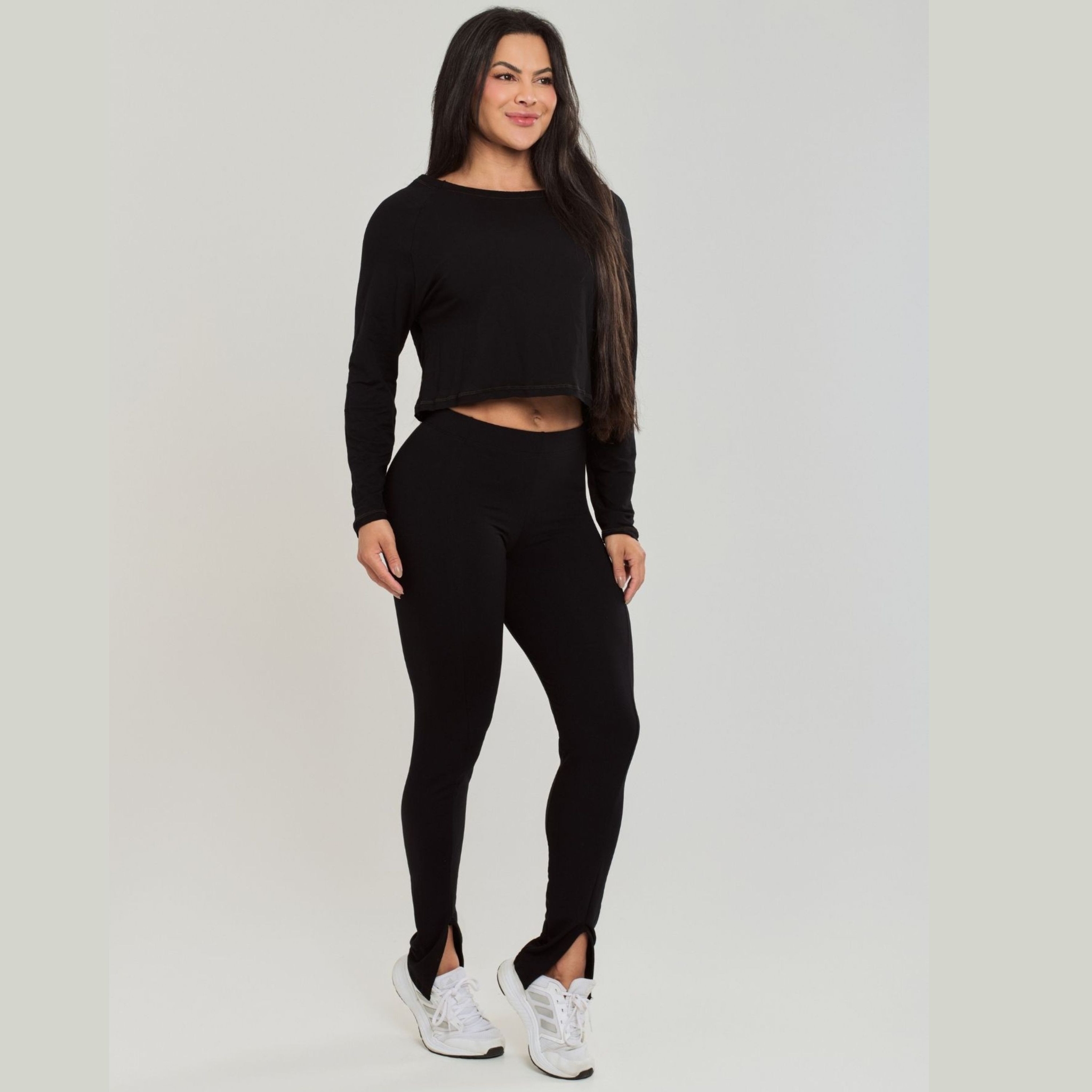Blusa Manga Longa Feminina