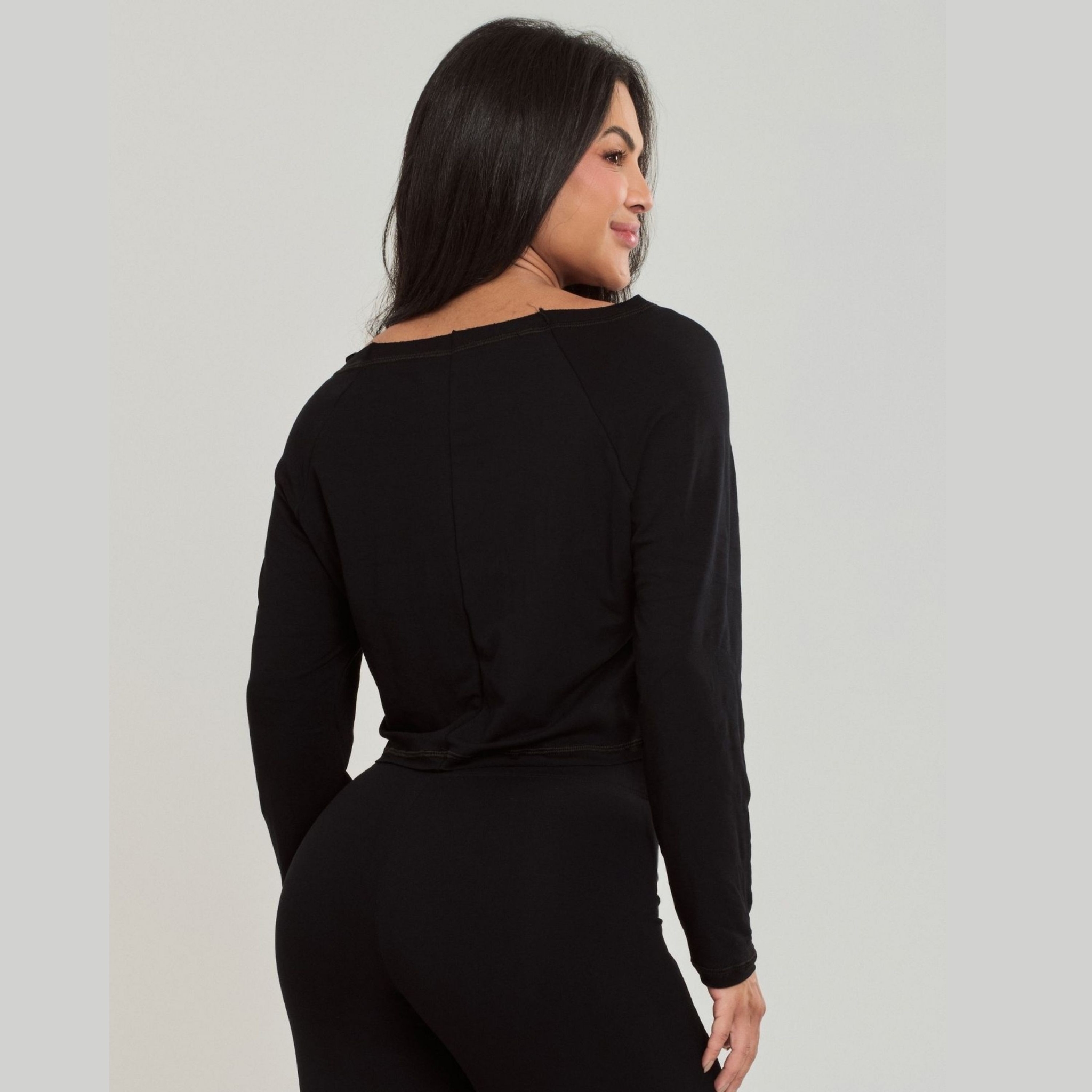 Blusa Manga Longa Feminina