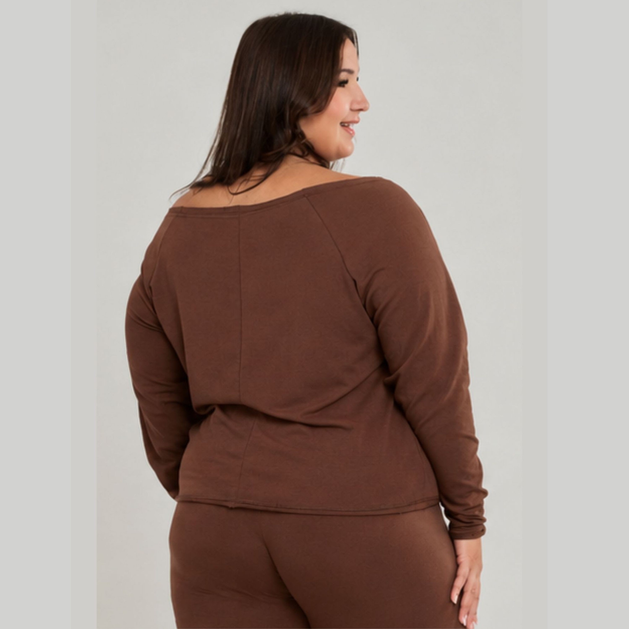 Blusa Manga Longa Feminina Plus Size