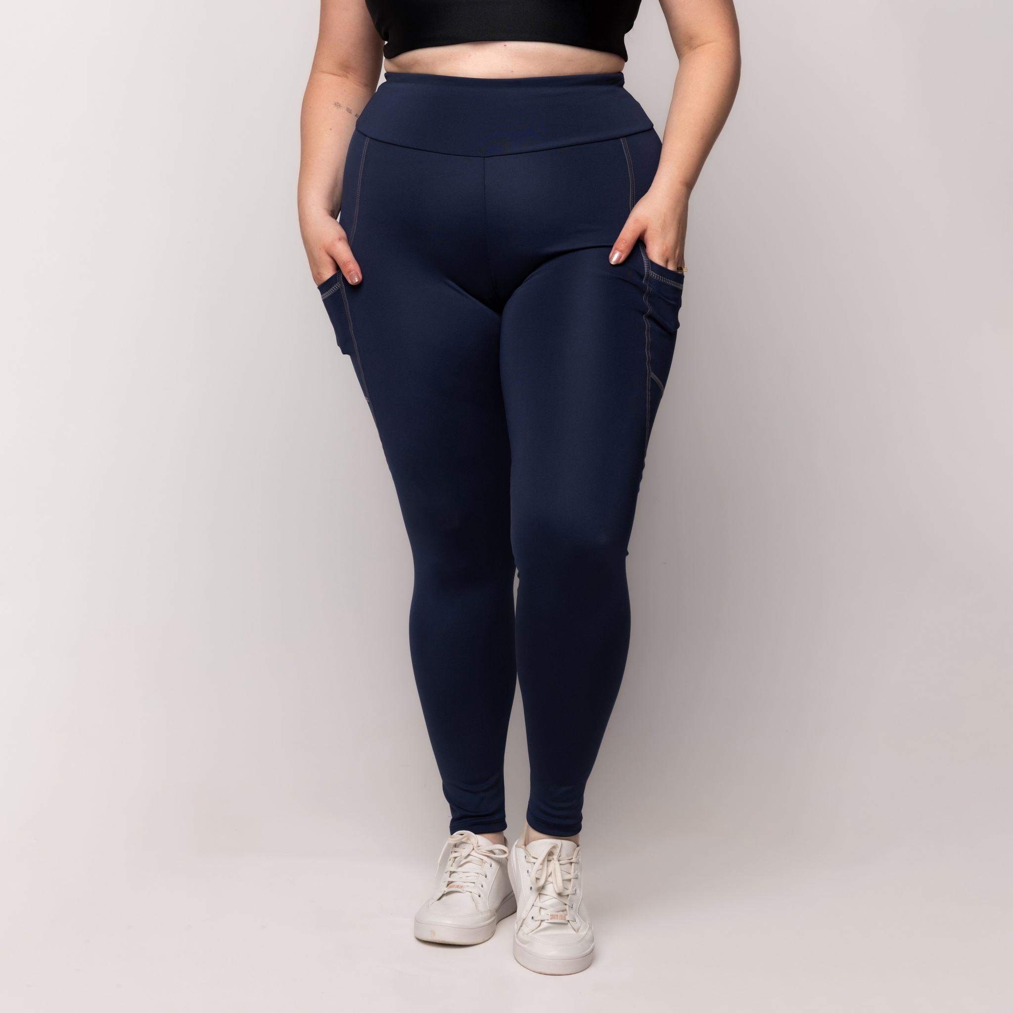 Calça Com Bolso Plus Size