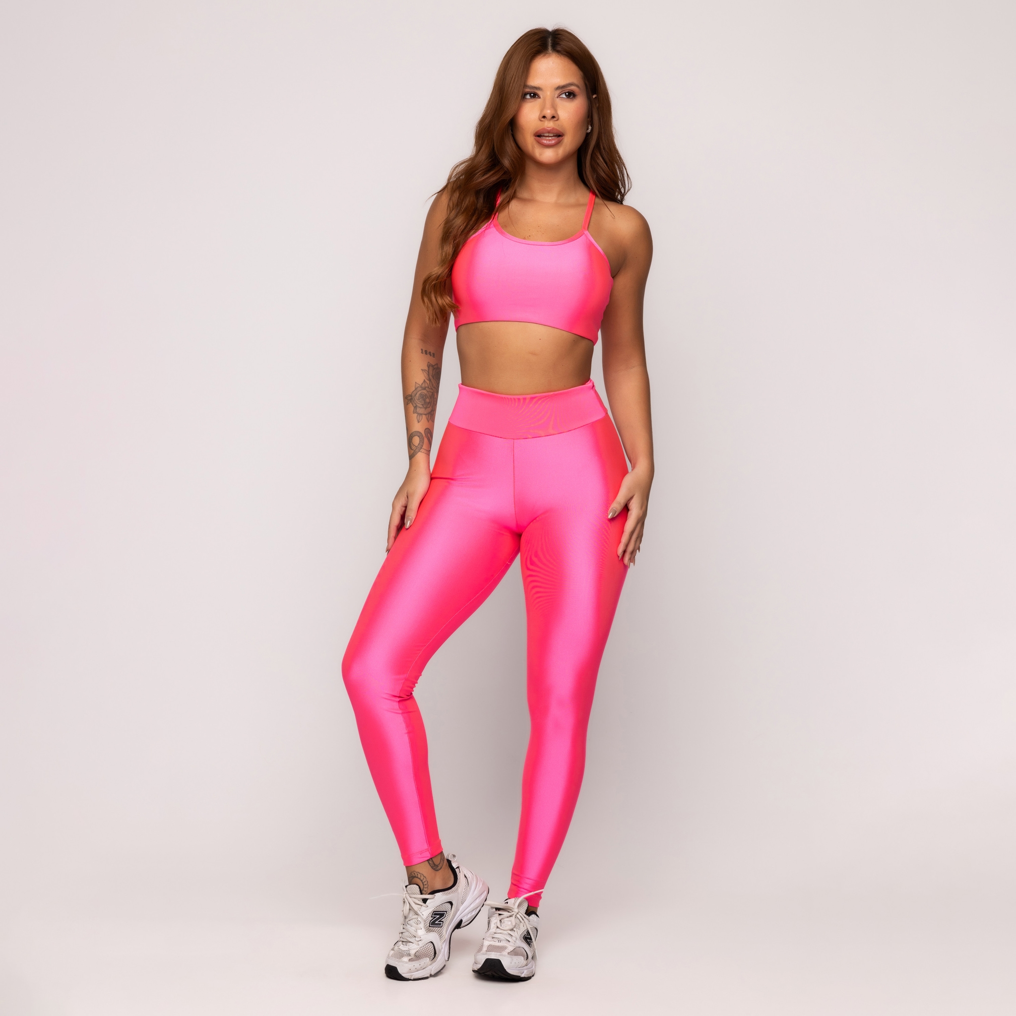 Calça Legging Fitness Brilhosa