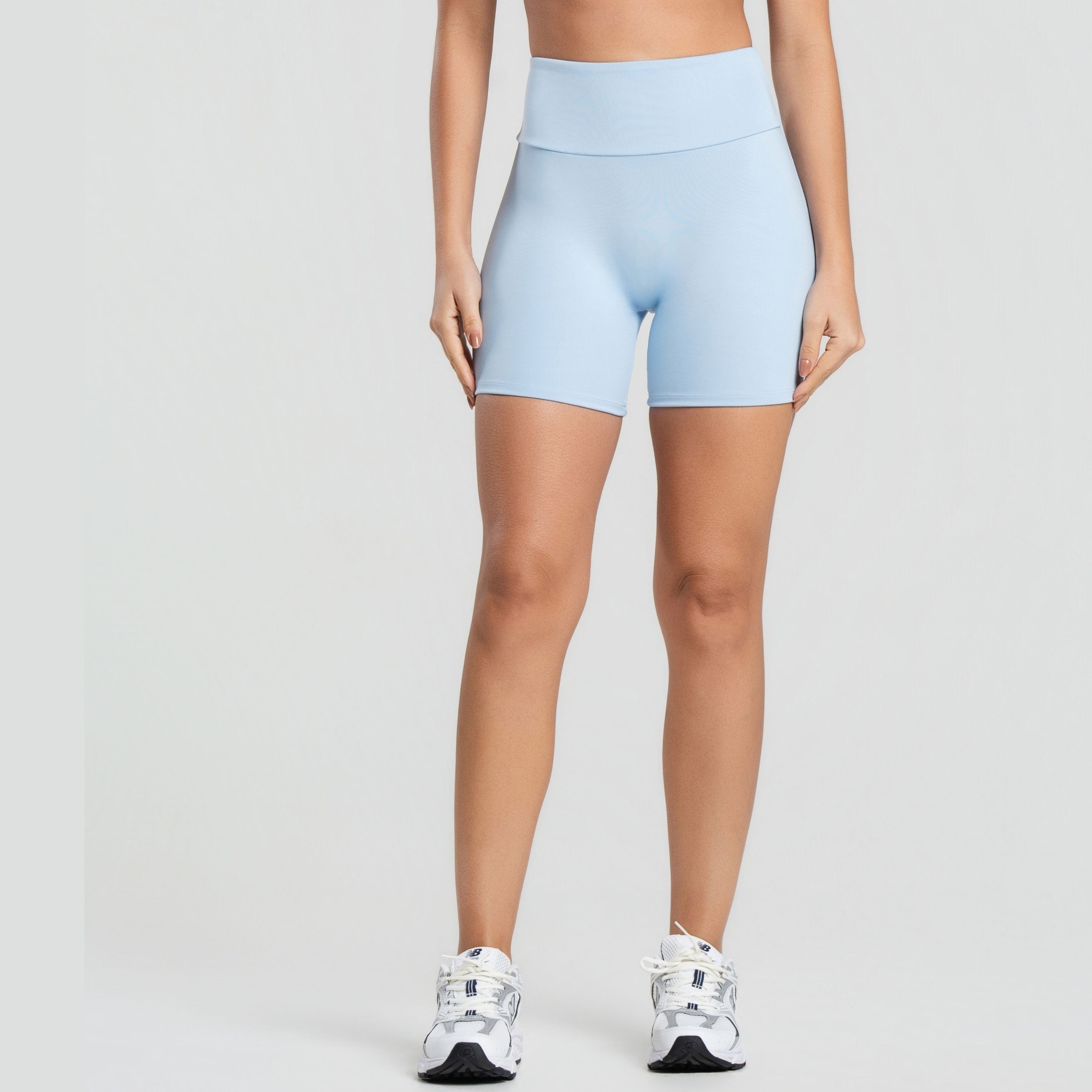 Bermuda Empina Bumbum Feminina - Azul Bebê P Bermuda Empina Bumbum Feminina - Azul Bebê P