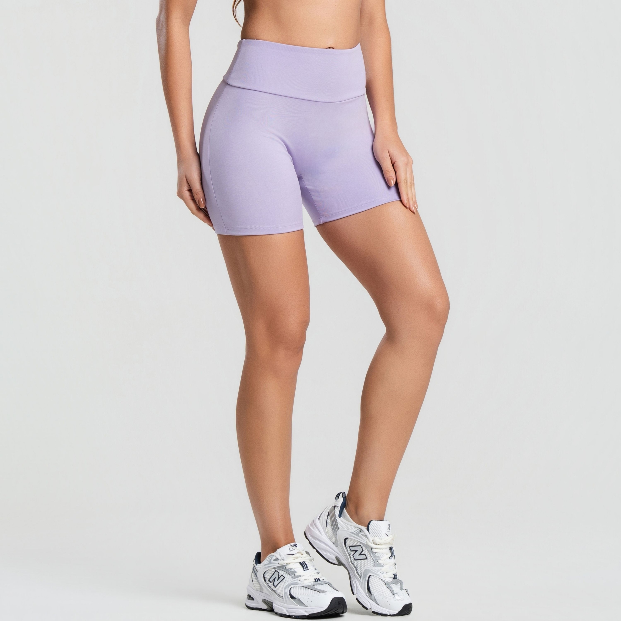 Bermuda Empina Bumbum Feminina - Lilás P Bermuda Empina Bumbum Feminina - Lilás P